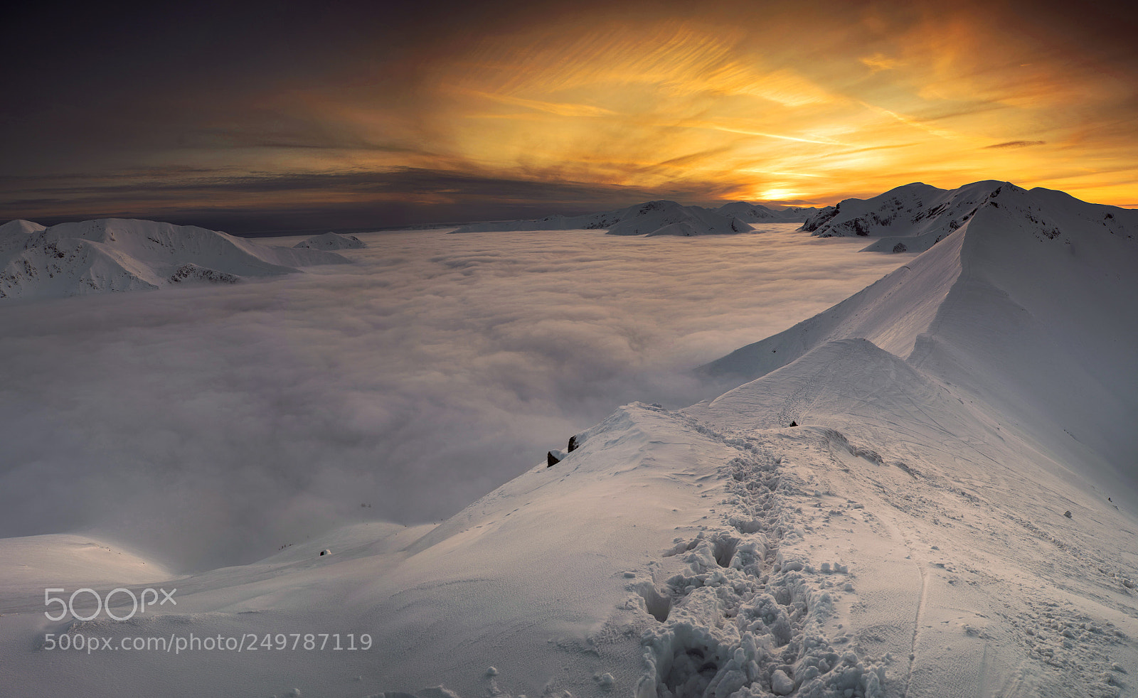 Nikon D750 sample photo. Sunset in tatra mountains photography