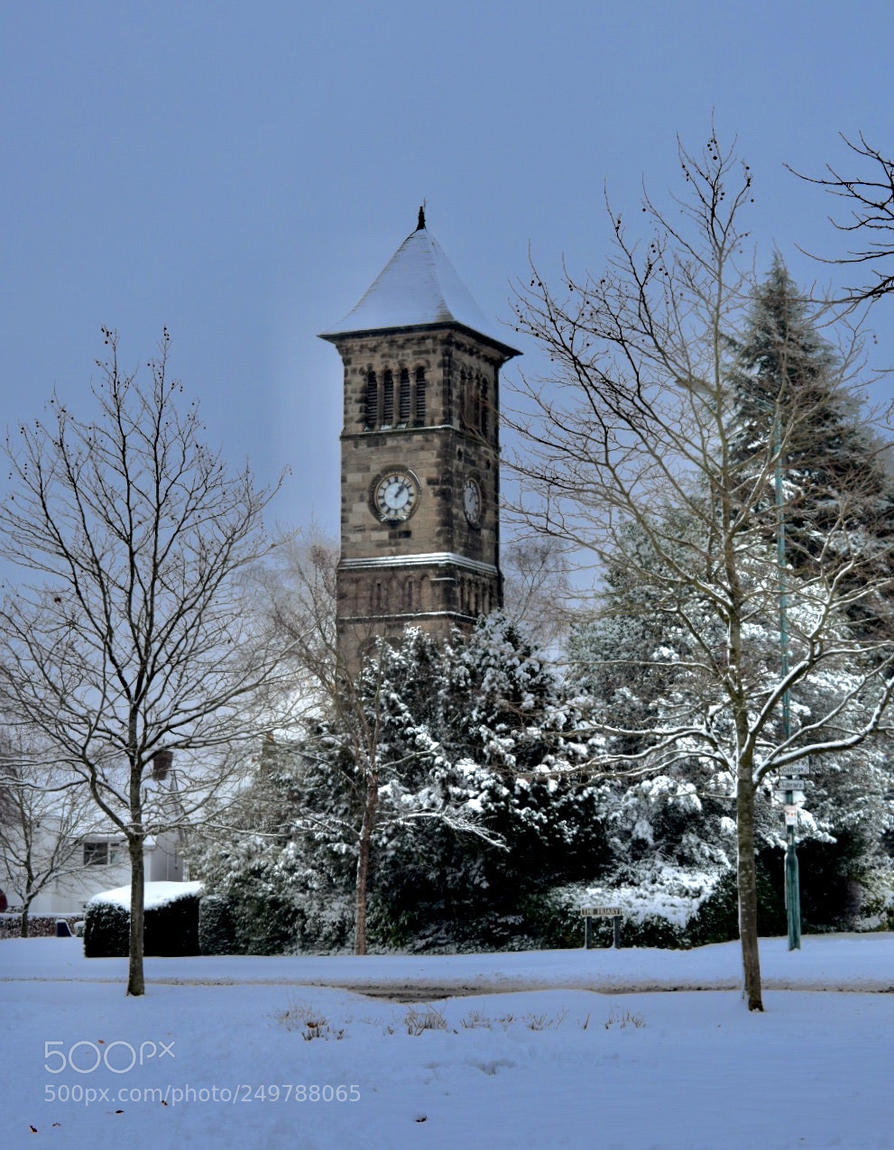 Nikon D3400 sample photo. Friary clock tower lichfield photography