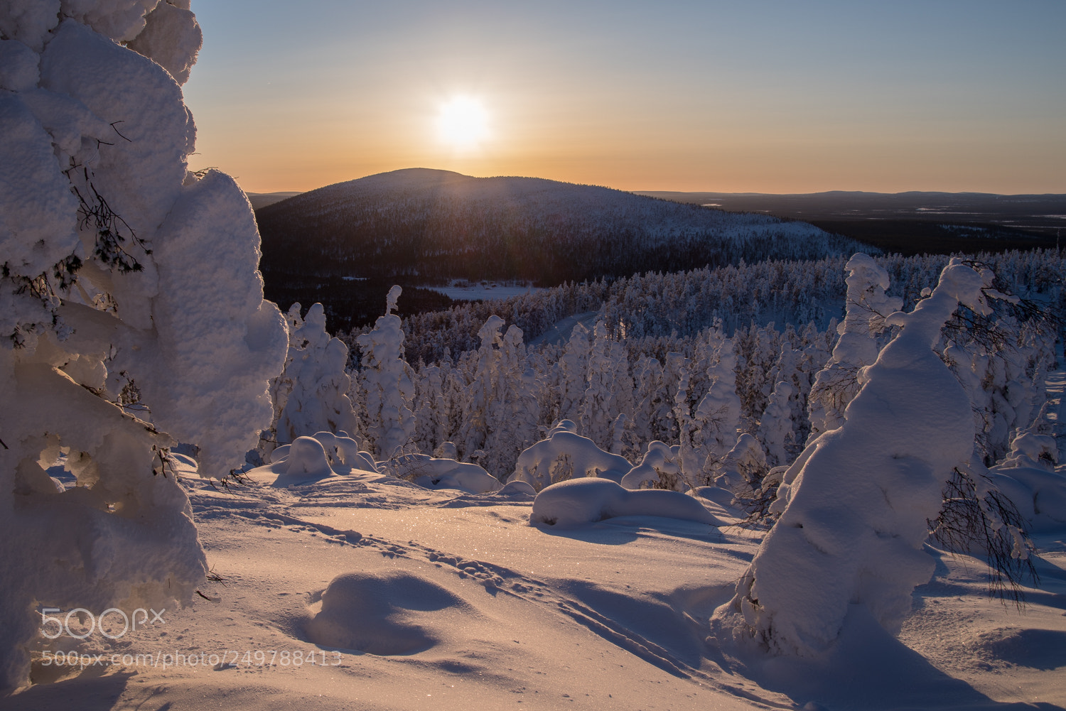 Pentax K-1 sample photo. Snowy view photography