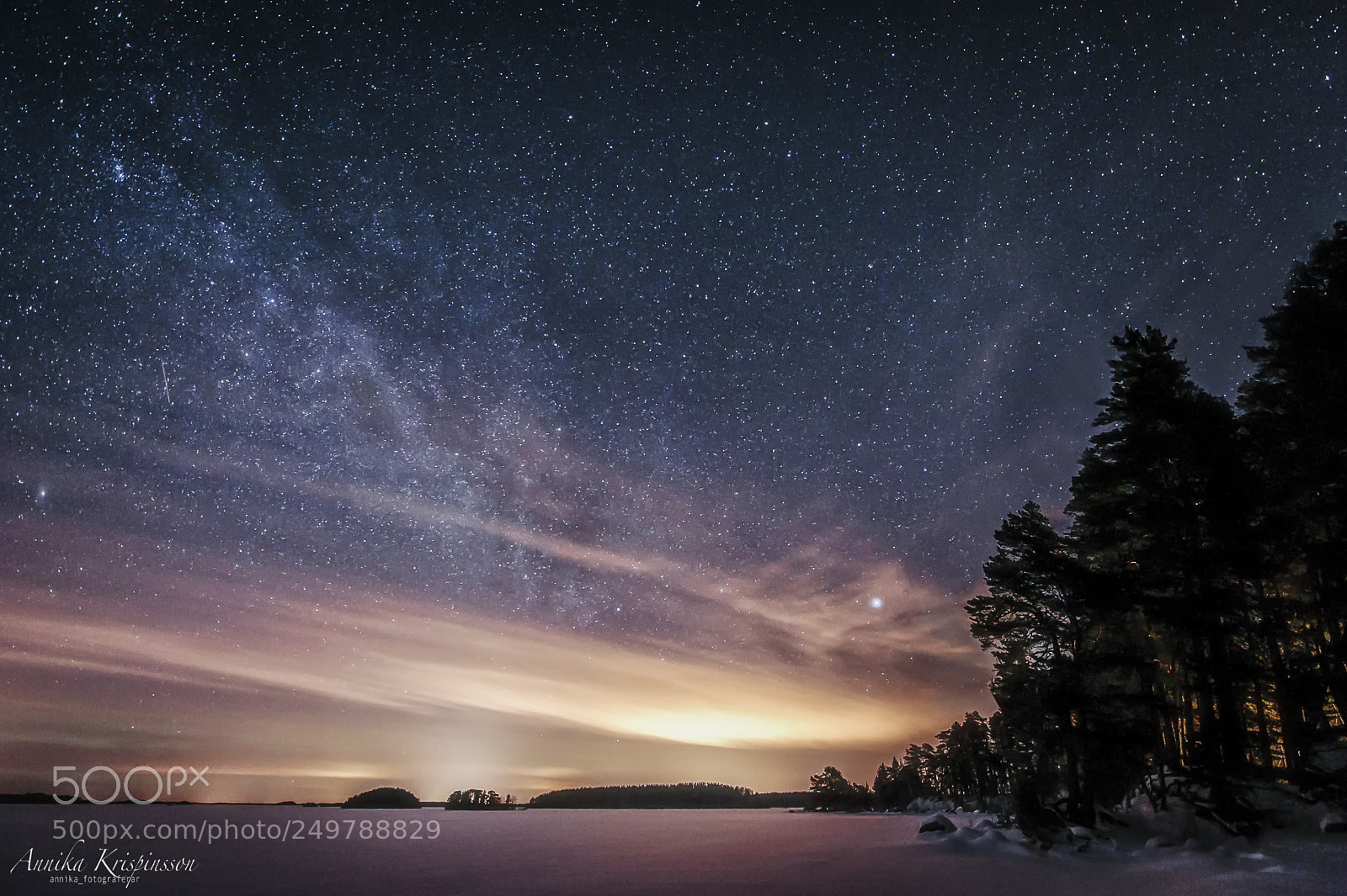 Nikon D700 sample photo. Just light pollution photography