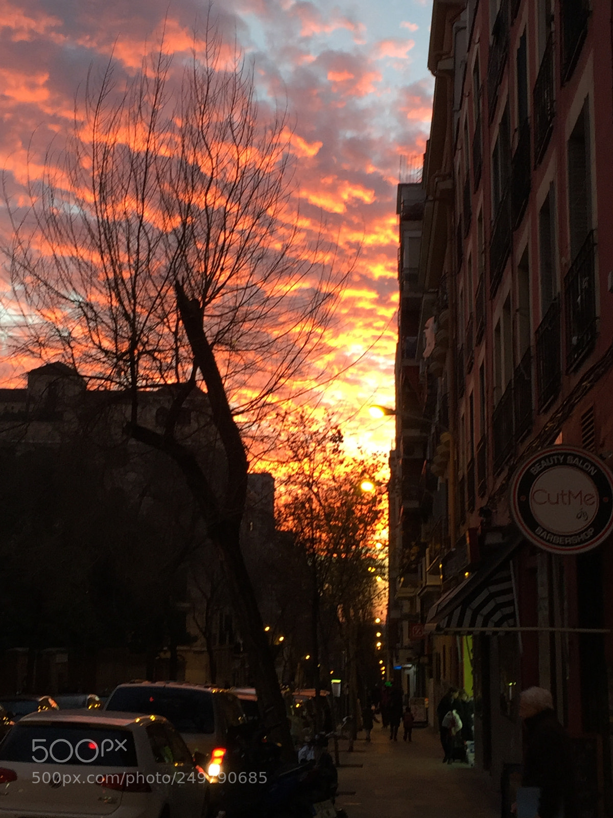 Apple iPhone 6 Plus sample photo. Atardecer madrid photography