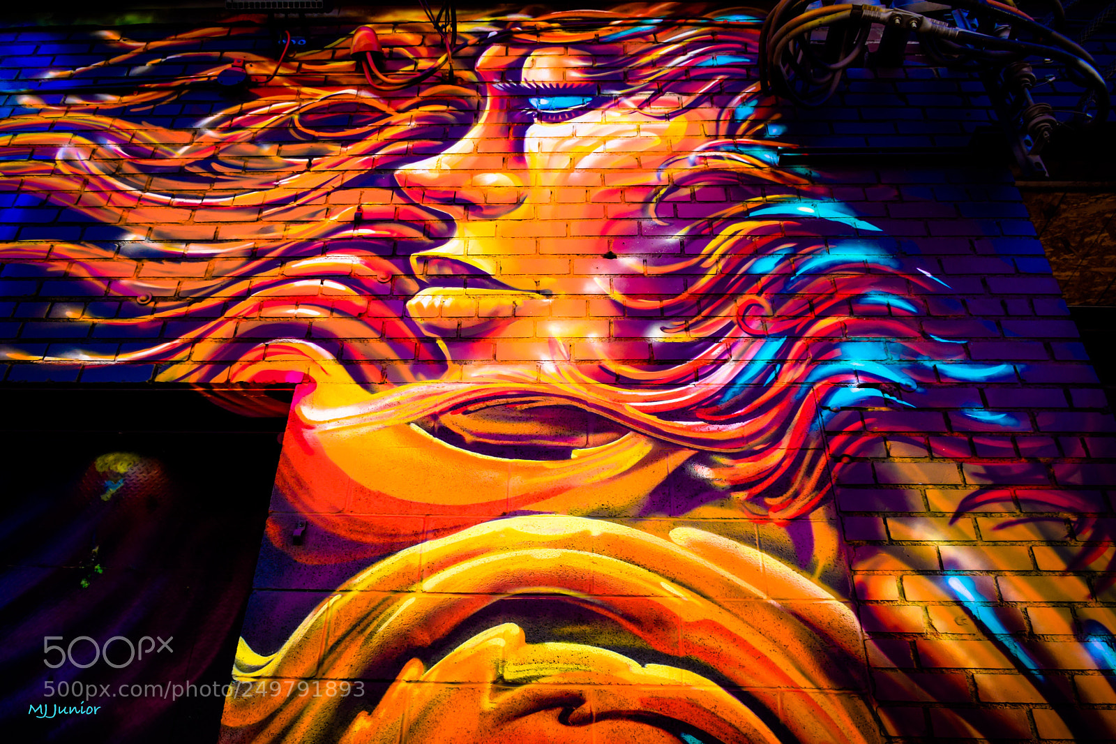 Nikon D3300 sample photo. Wall fire... photography