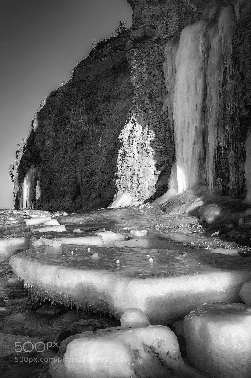 Nikon D7200 sample photo. Ice and cliff photography