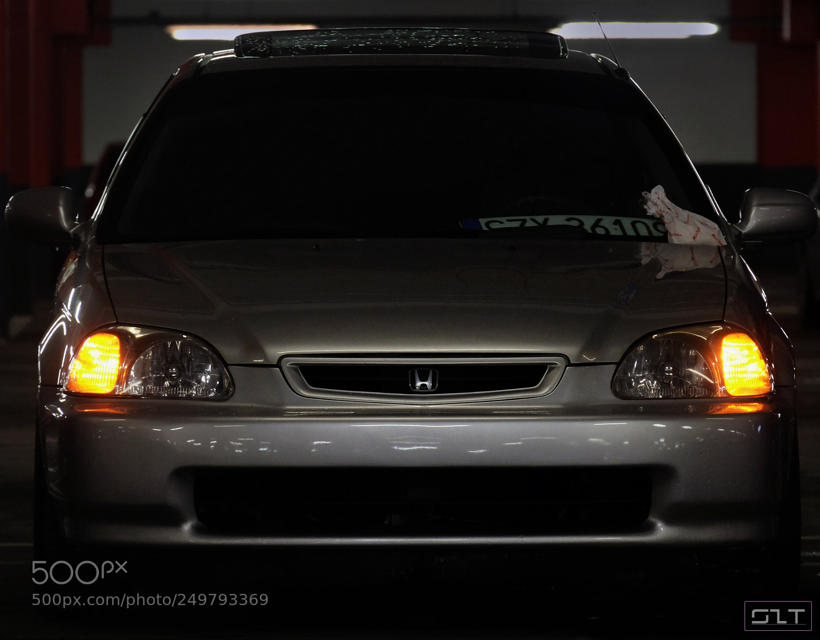Fujifilm X-M1 sample photo. Honda civic vi photography