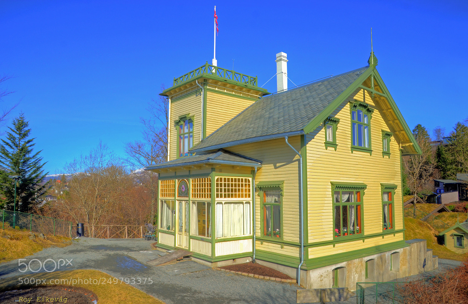 Nikon D7000 sample photo. Edvard griegs home at photography