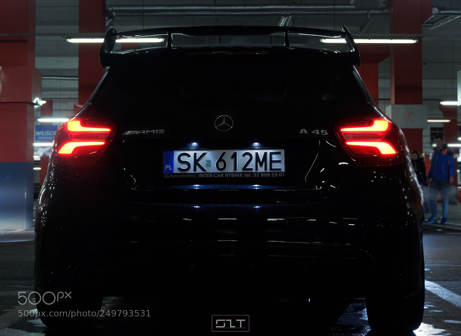 Fujifilm X-M1 sample photo. Mercedes amg a45 photography