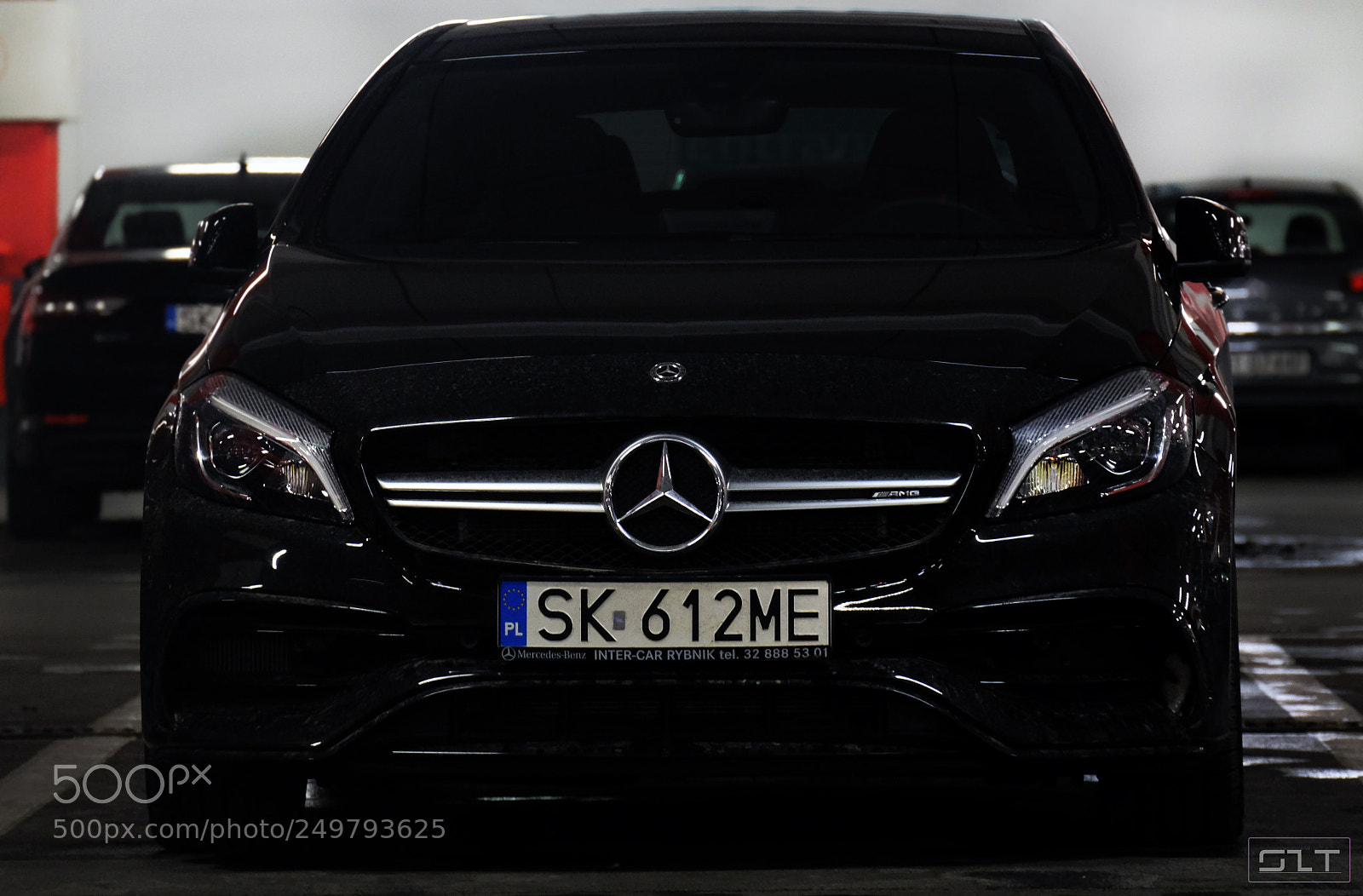 Fujifilm X-M1 sample photo. Mercedes amg a45 photography