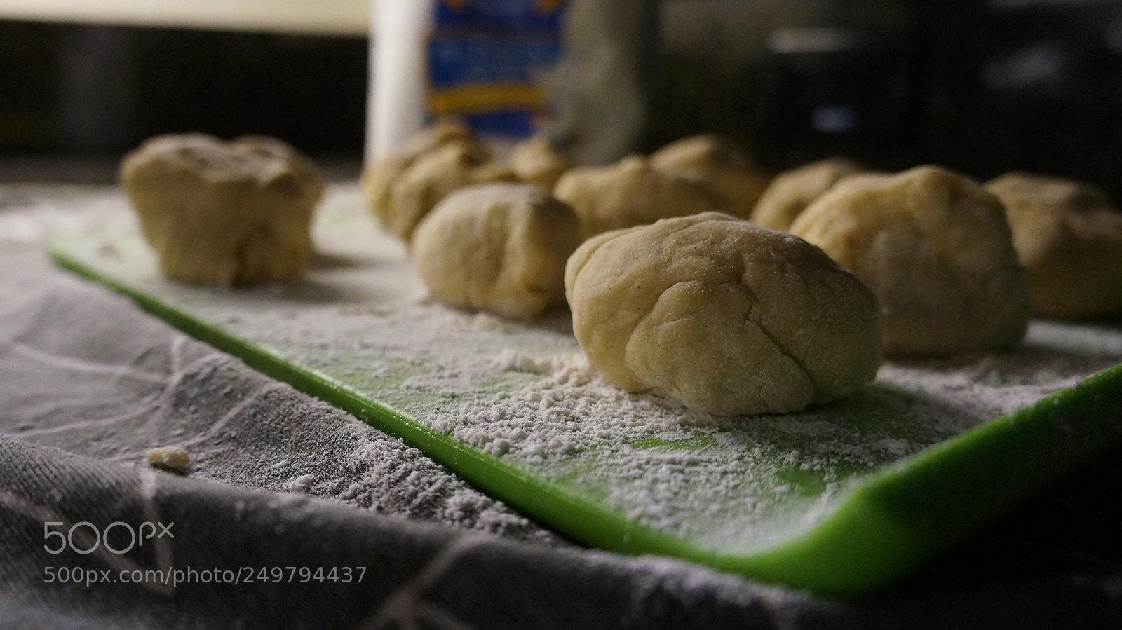 Sony Alpha NEX-5N sample photo. Dough before the donut photography