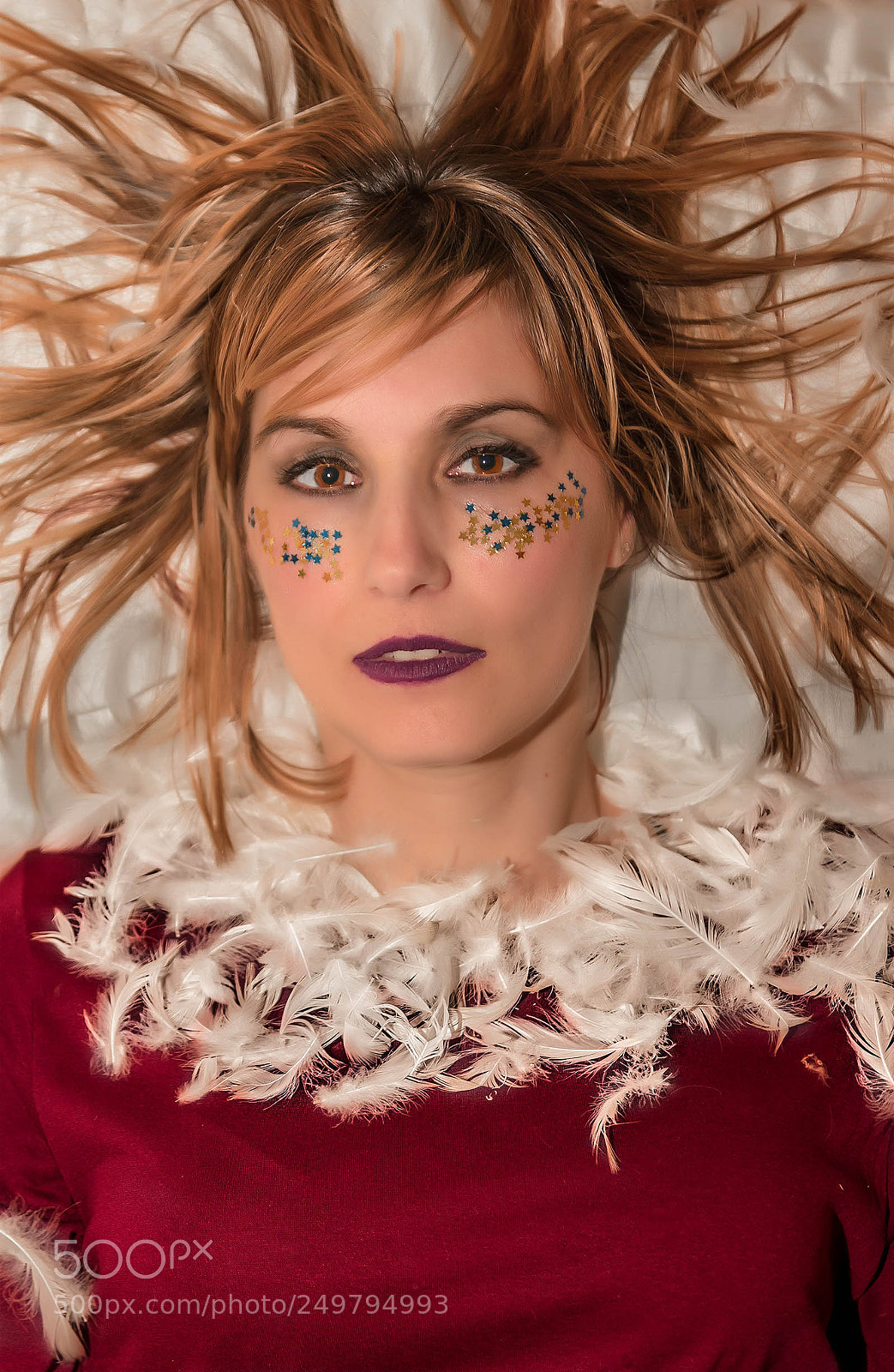 Canon EOS 80D sample photo. The woman with feathers photography