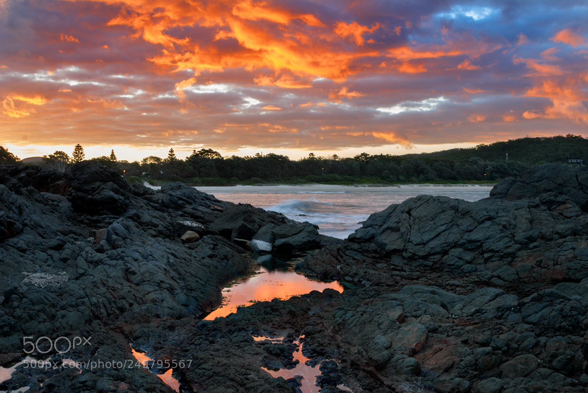 Nikon D60 sample photo. Fingal bay sunset photography