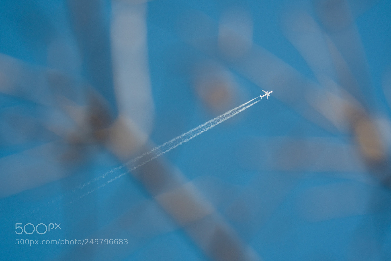 Nikon D500 sample photo. Contrail photography