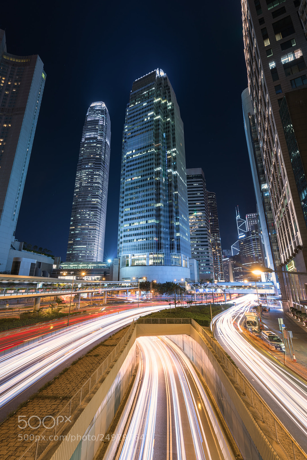 Nikon D810 sample photo. Hongkong traffic photography