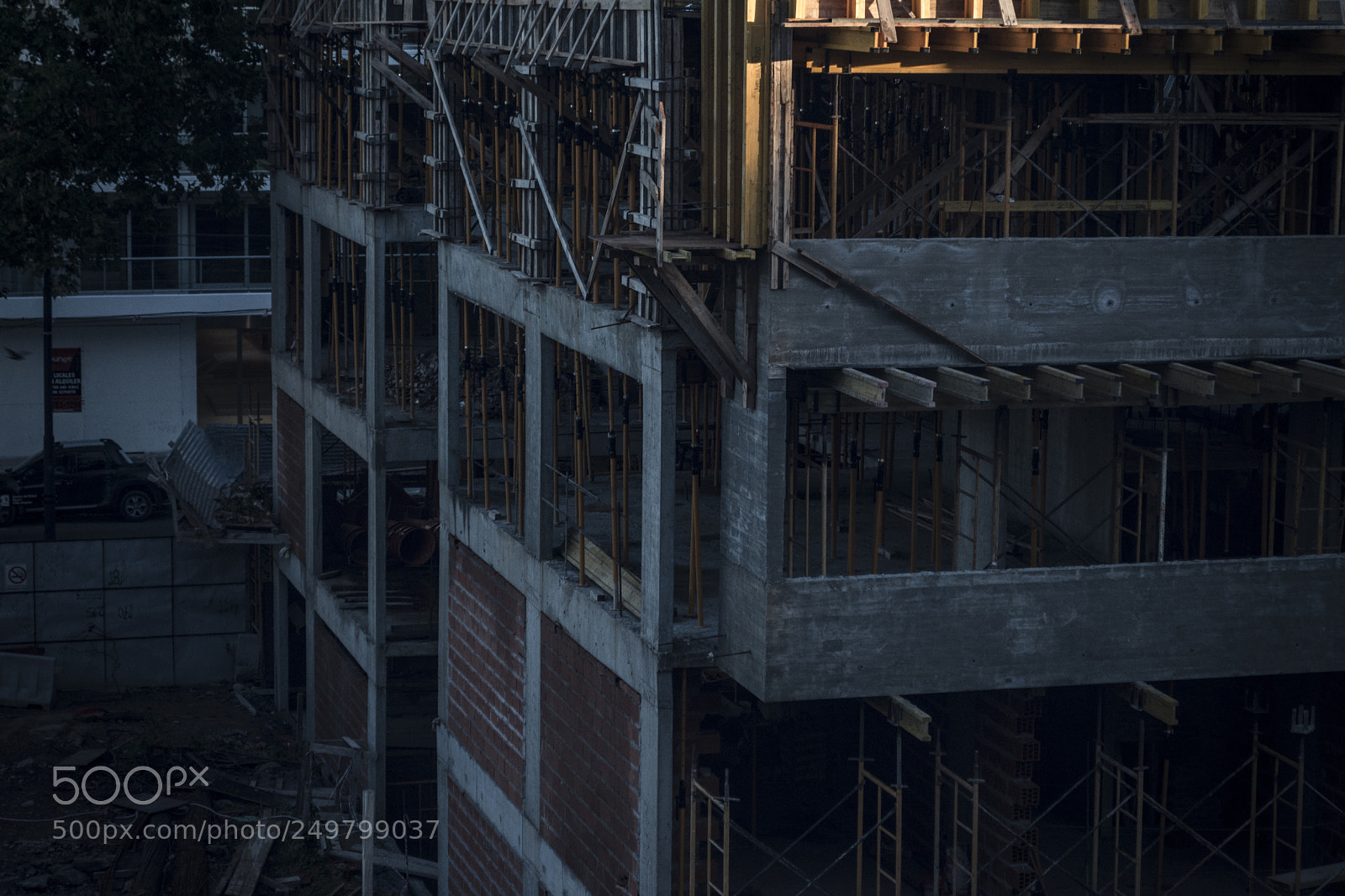 Nikon D5200 sample photo. Under construction photography
