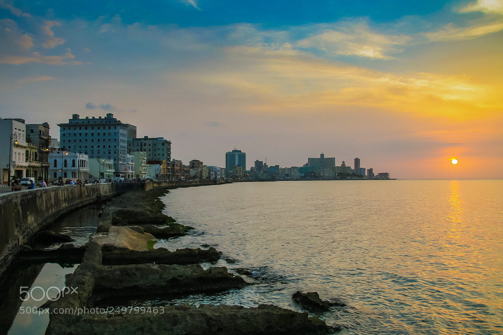 Canon EOS 30D sample photo. Havana sunset photography