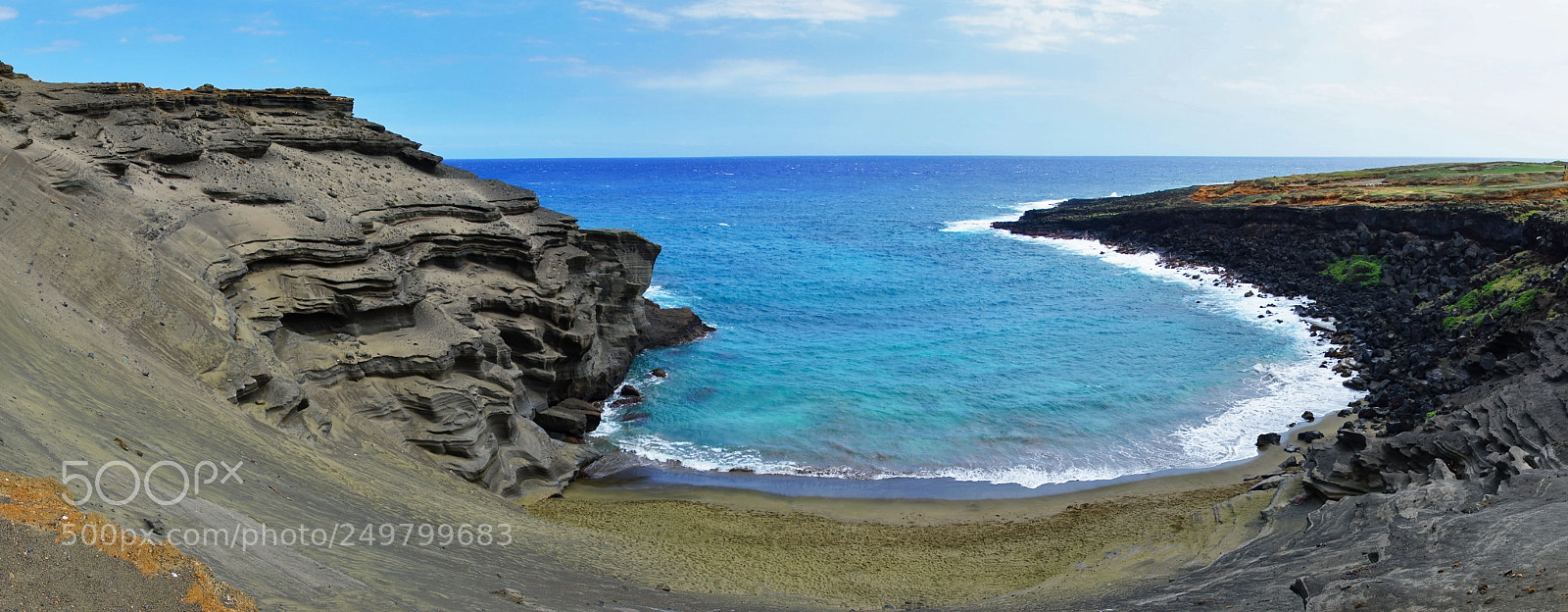Sony a99 II sample photo. Green sands beach photography