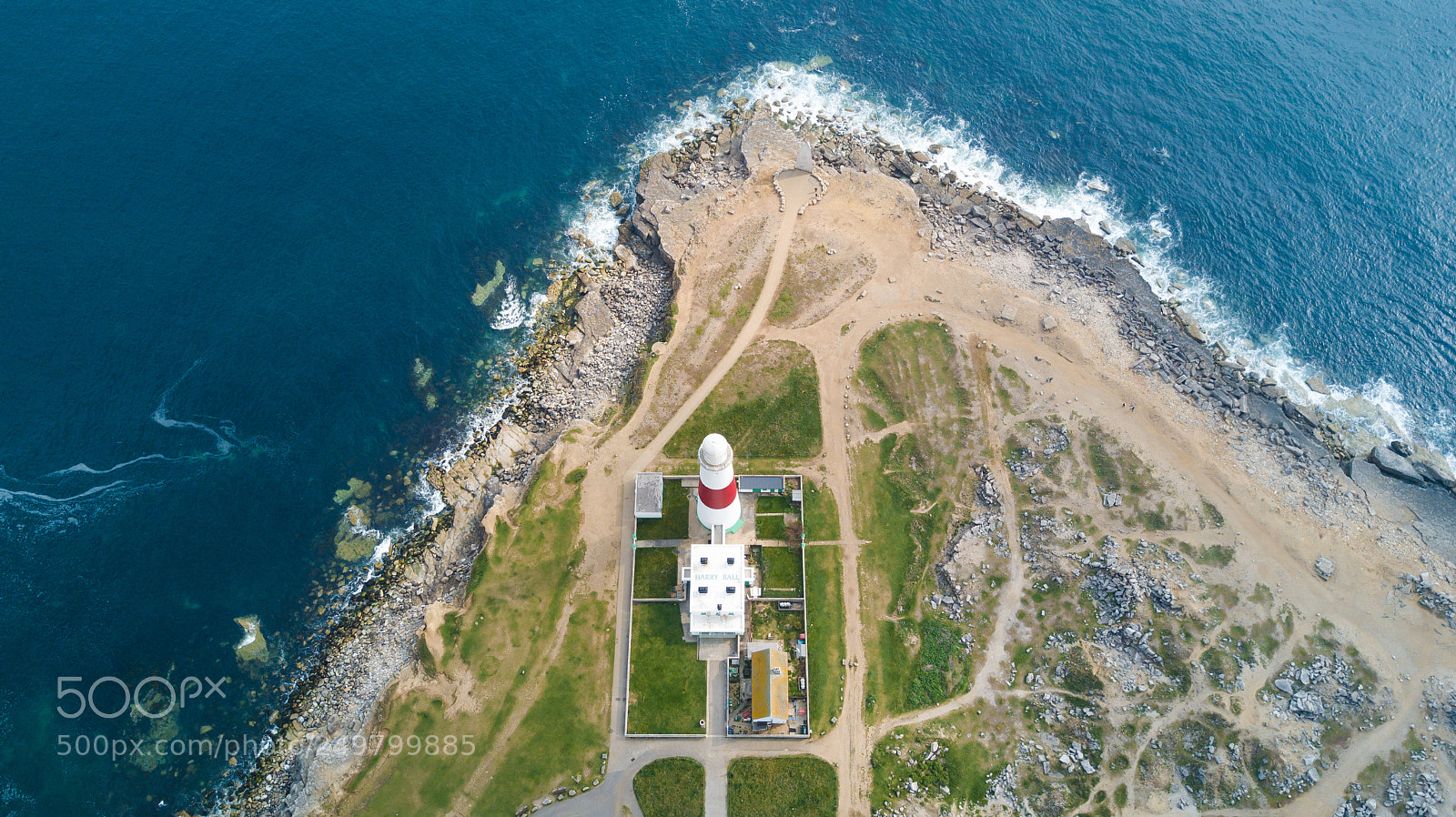 DJI FC220 sample photo. Portland bill lighthouse photography