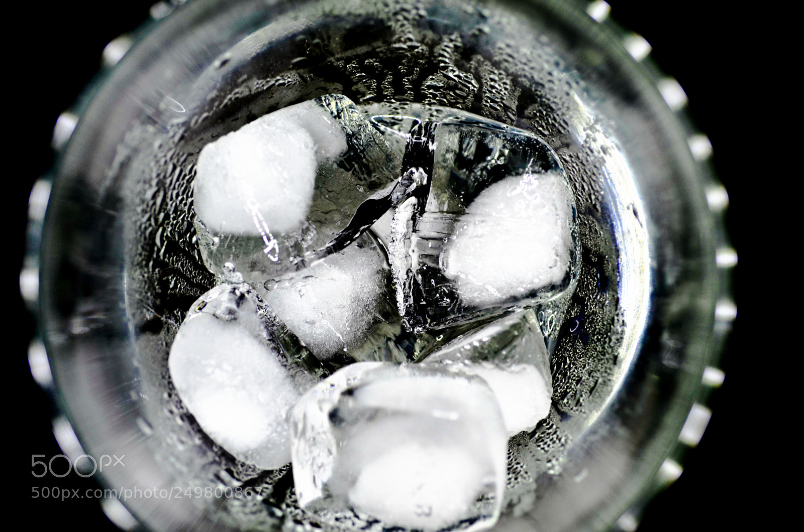 Nikon D7000 sample photo. Ice cubes photography