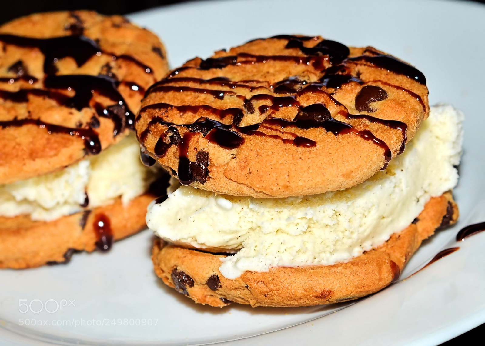 Nikon D7000 sample photo. Ice cream & cookies photography