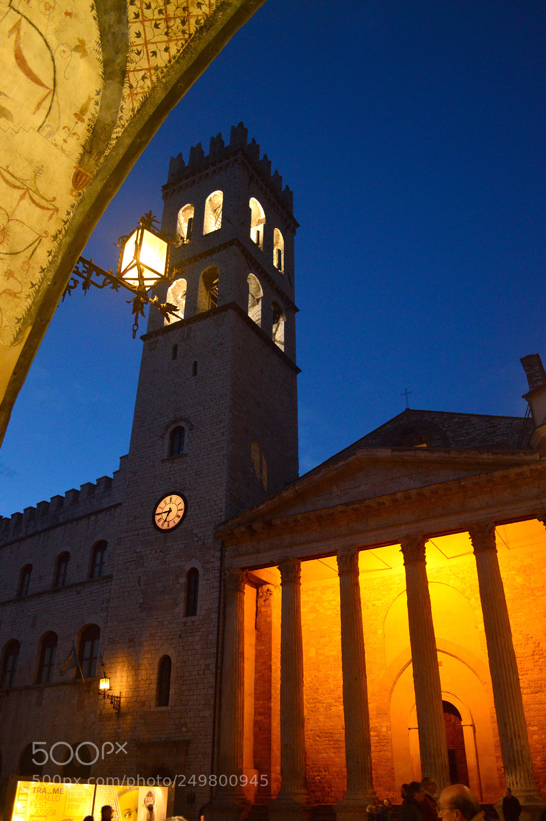 Nikon D3200 sample photo. Night clock photography