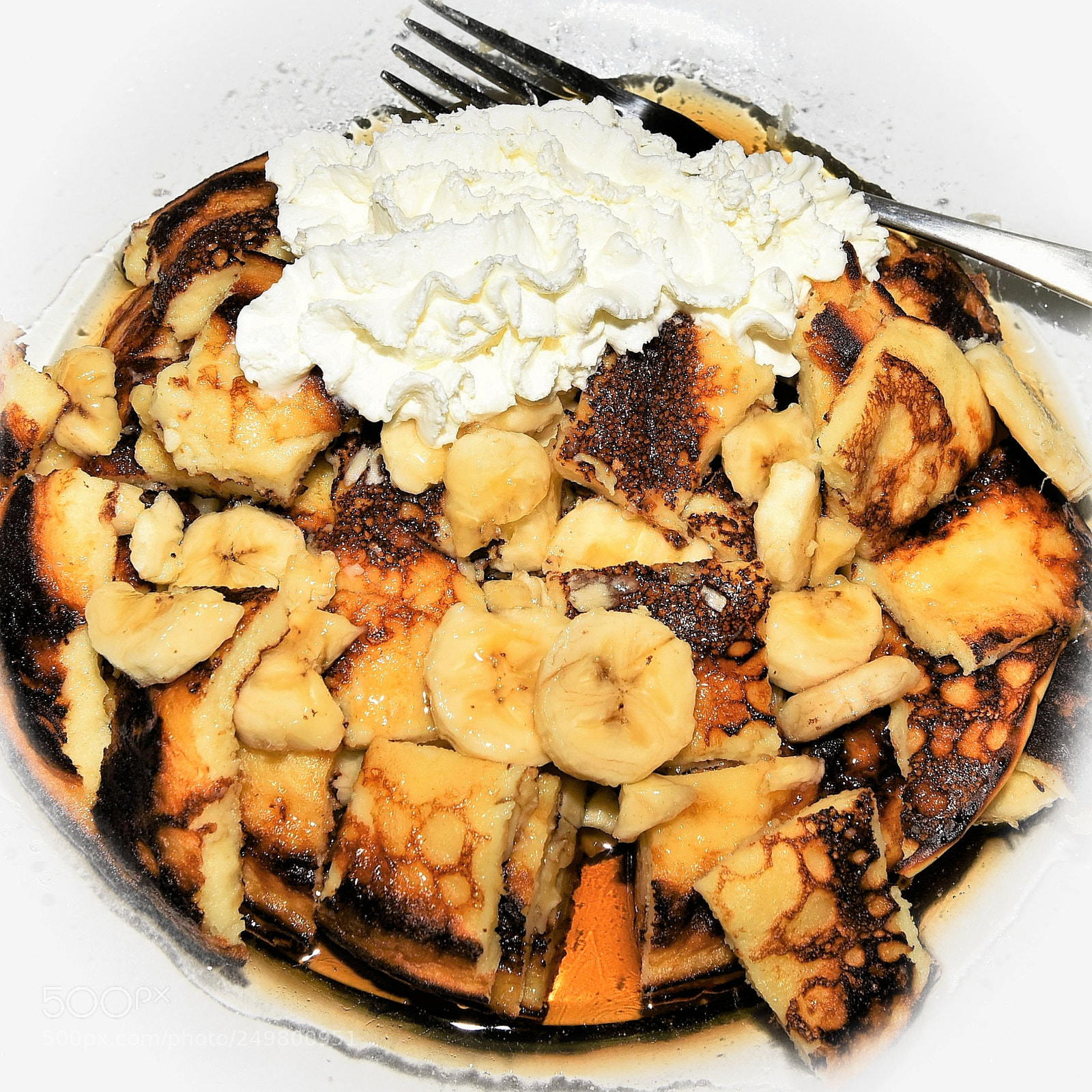 Nikon D810 sample photo. Bananas & pancakes photography