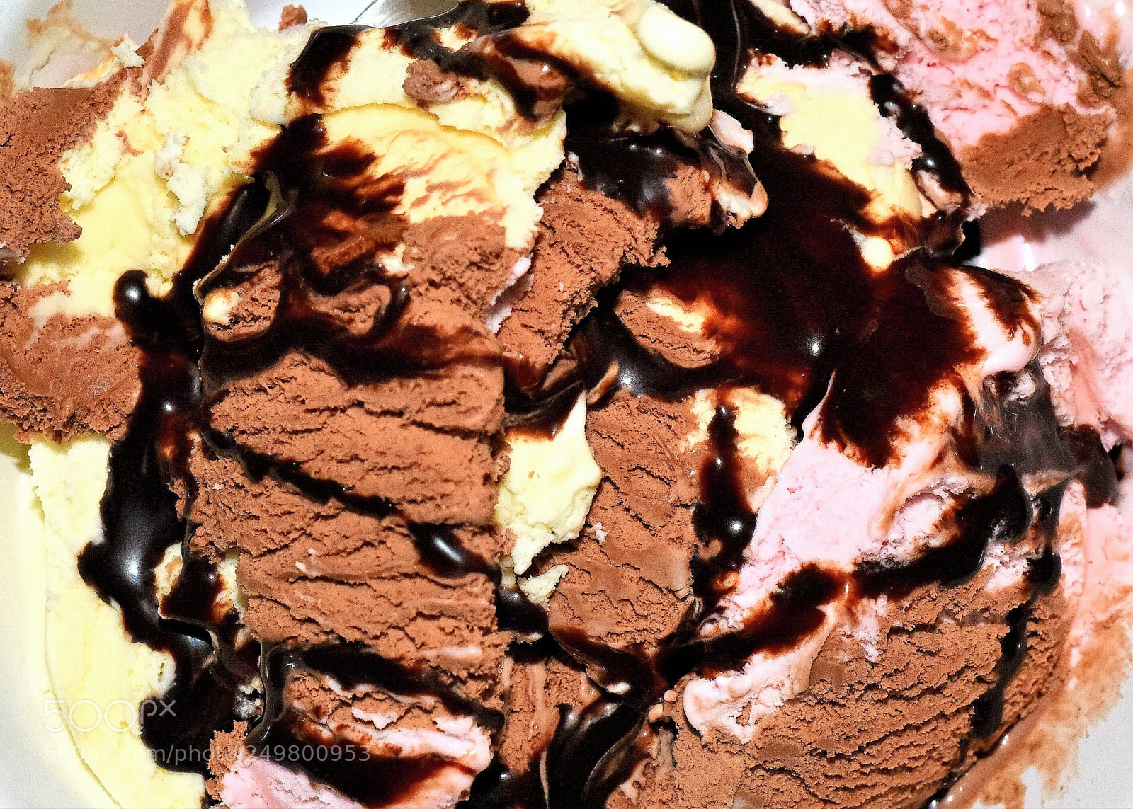 Nikon D810 sample photo. Neapolitan ice cream photography