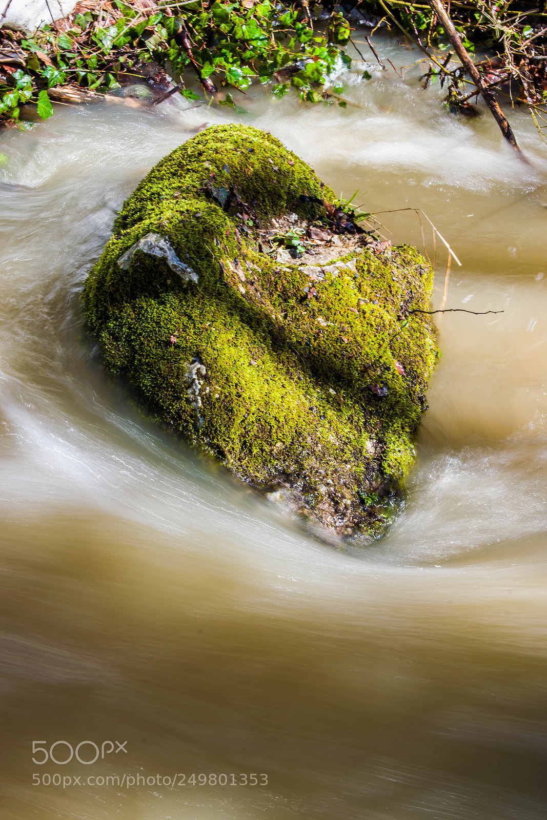 Nikon D5300 sample photo. Rock in the creek photography
