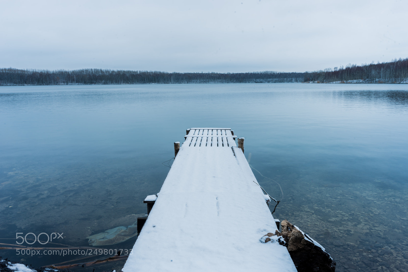 Sony a7 sample photo. Verschneiter steg photography