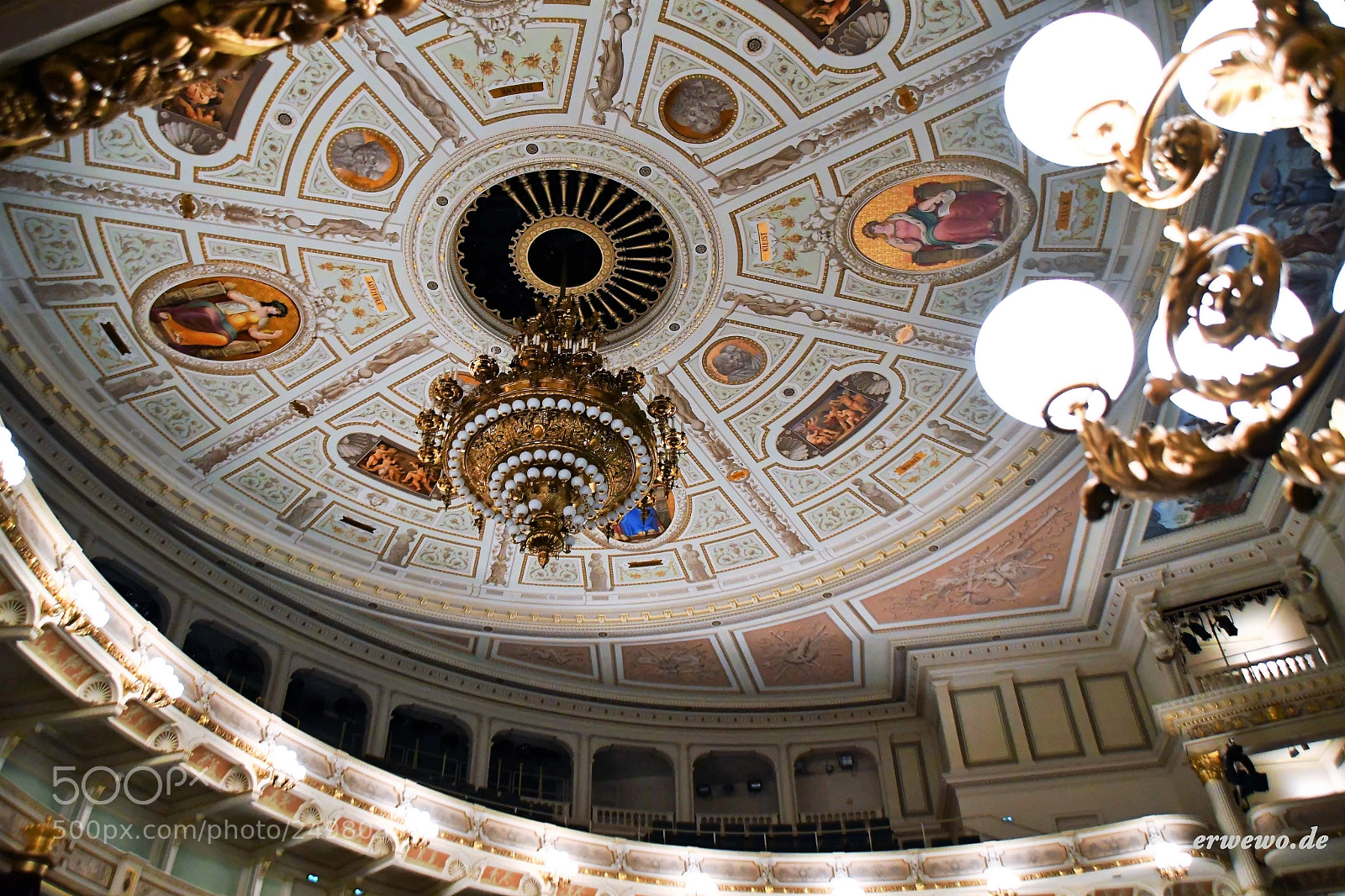 Nikon D500 sample photo. Semperoper dresden - inside photography