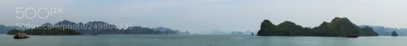 Canon EOS 60D sample photo. Cat ba bay panorama photography