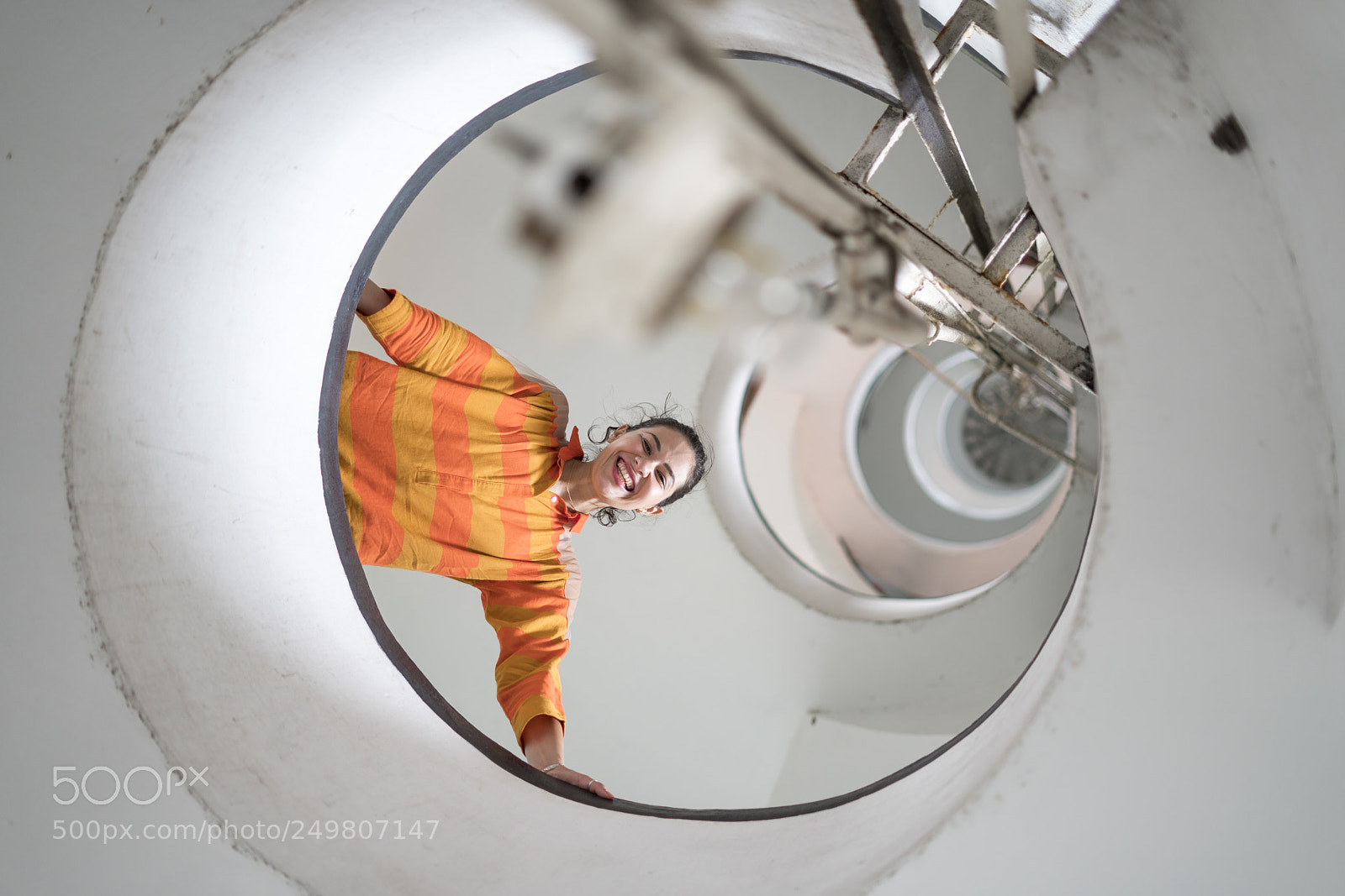 Sony a7R II sample photo. Inside the lighthouse photography