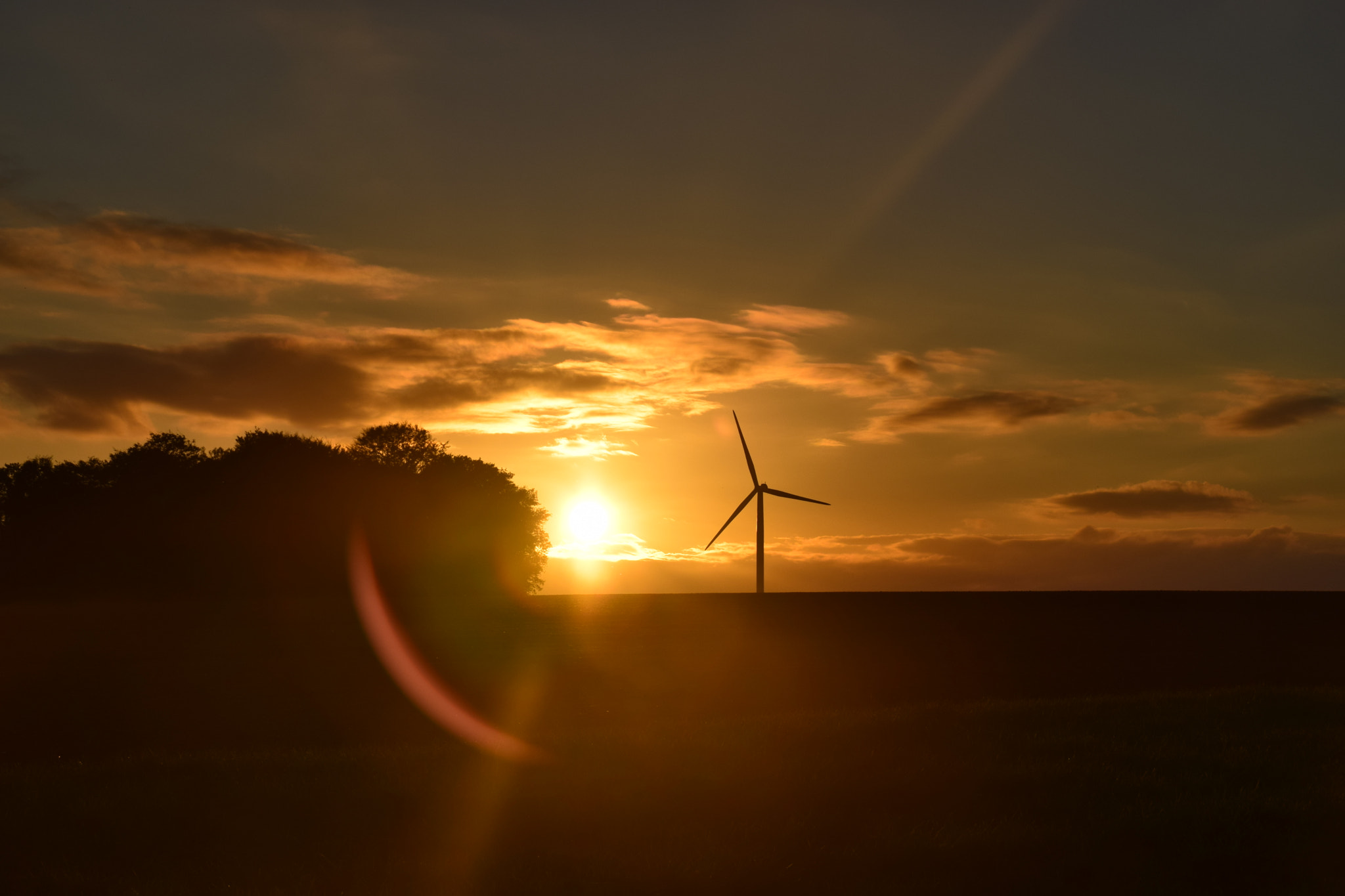 Nikon D5300 sample photo. Coucher de soleil sur le plateau picard photography
