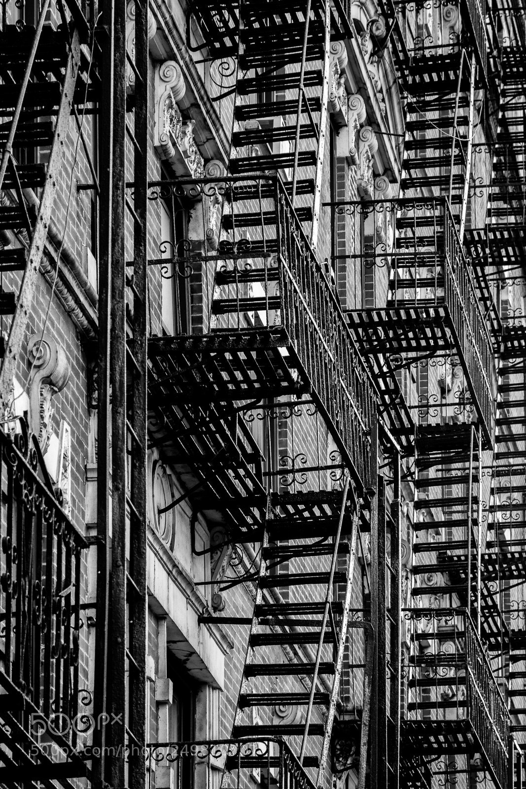 Nikon D7100 sample photo. New york city ladders photography
