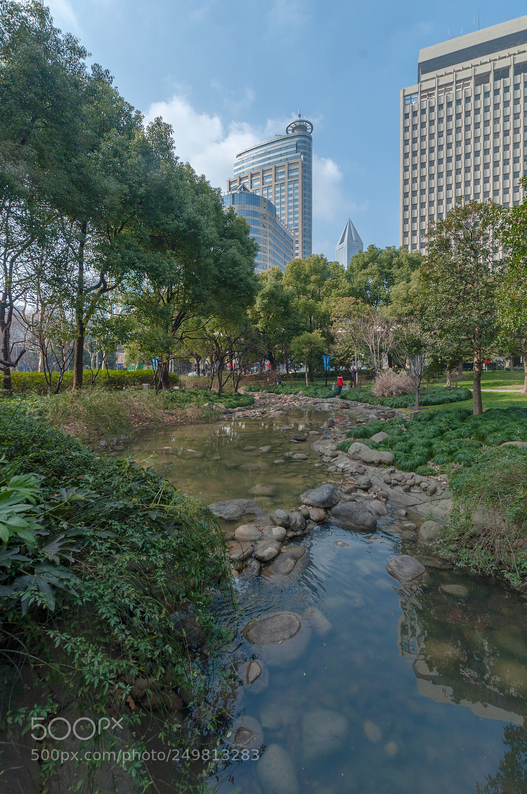 Nikon D90 sample photo. Waterway in public park photography