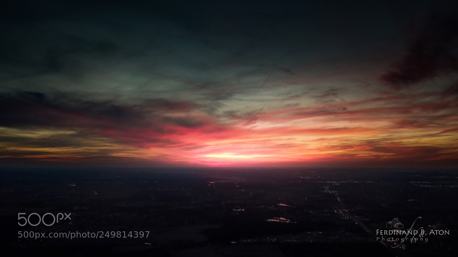 DJI FC220 sample photo. Merrillville beyond the clouds photography