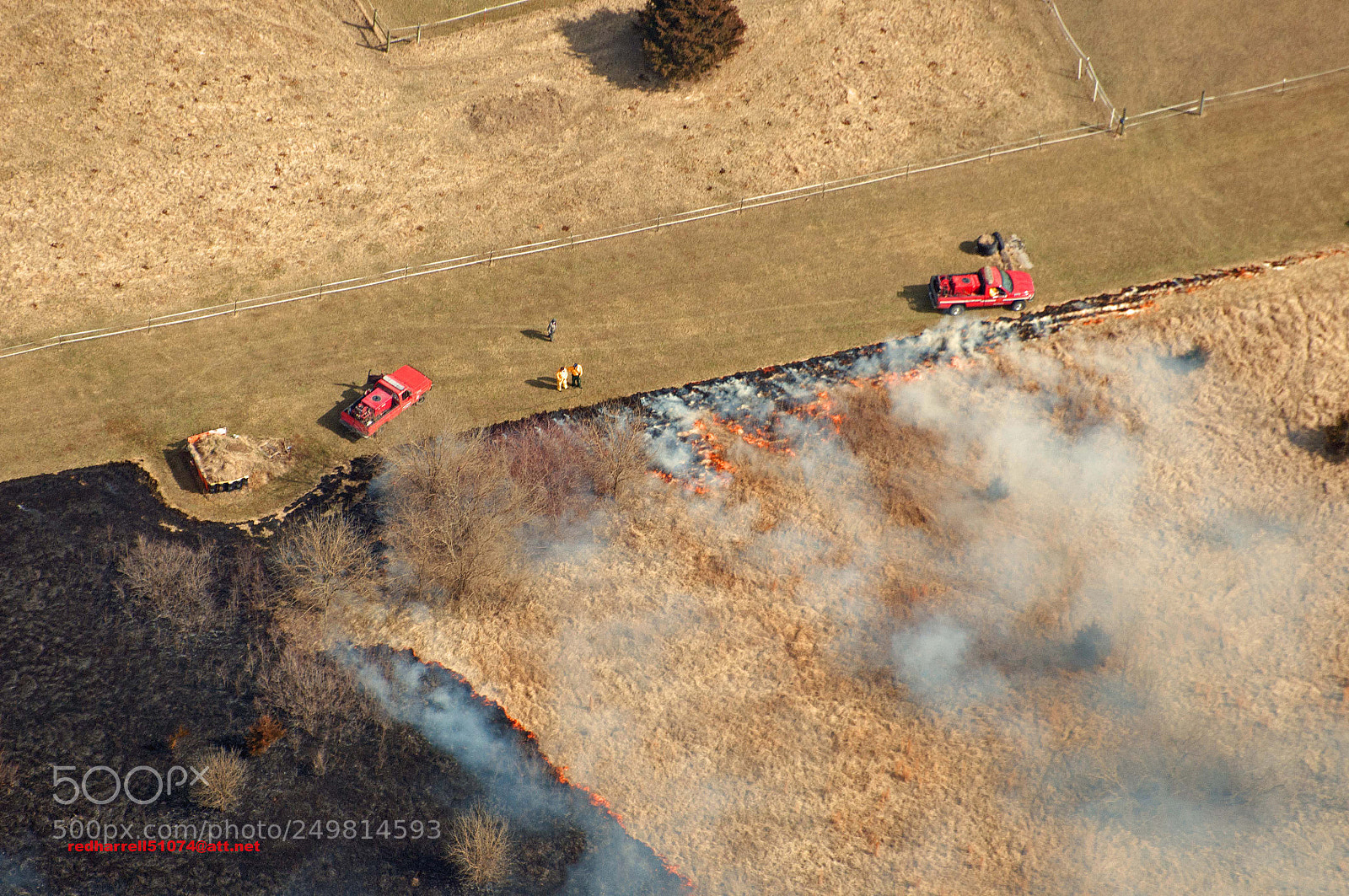 Nikon D90 sample photo. Field fire photography