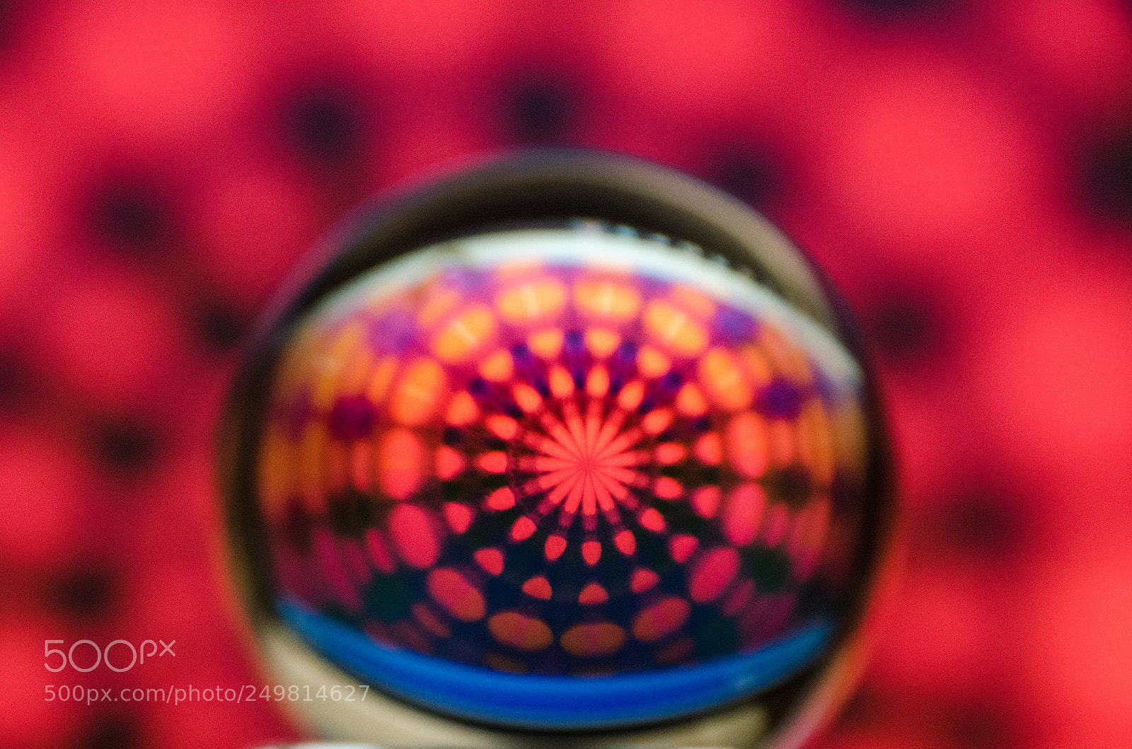 Nikon D5100 sample photo. Lensball, boule de cristal photography