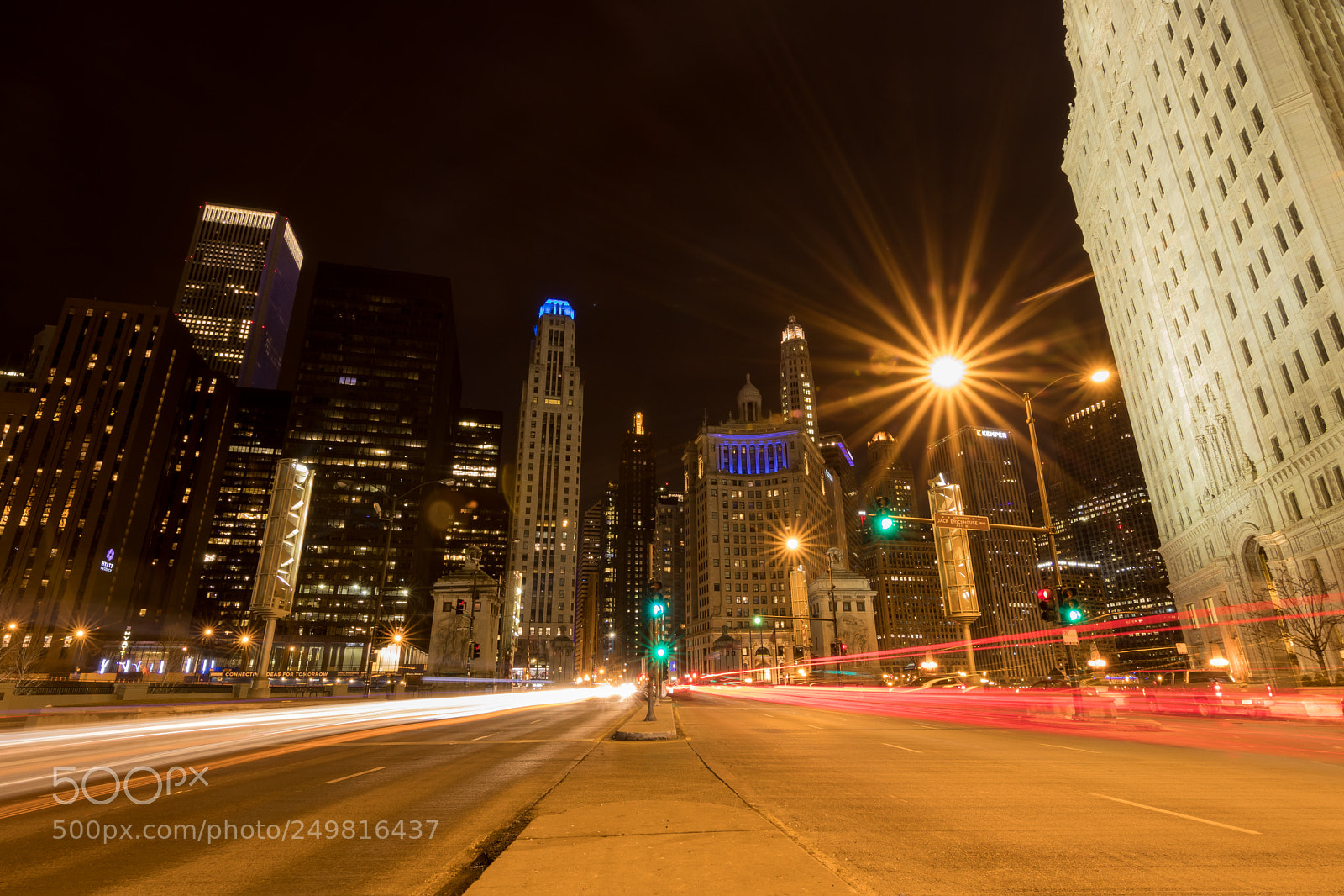 Canon EOS 80D sample photo. Chicago night shot photography