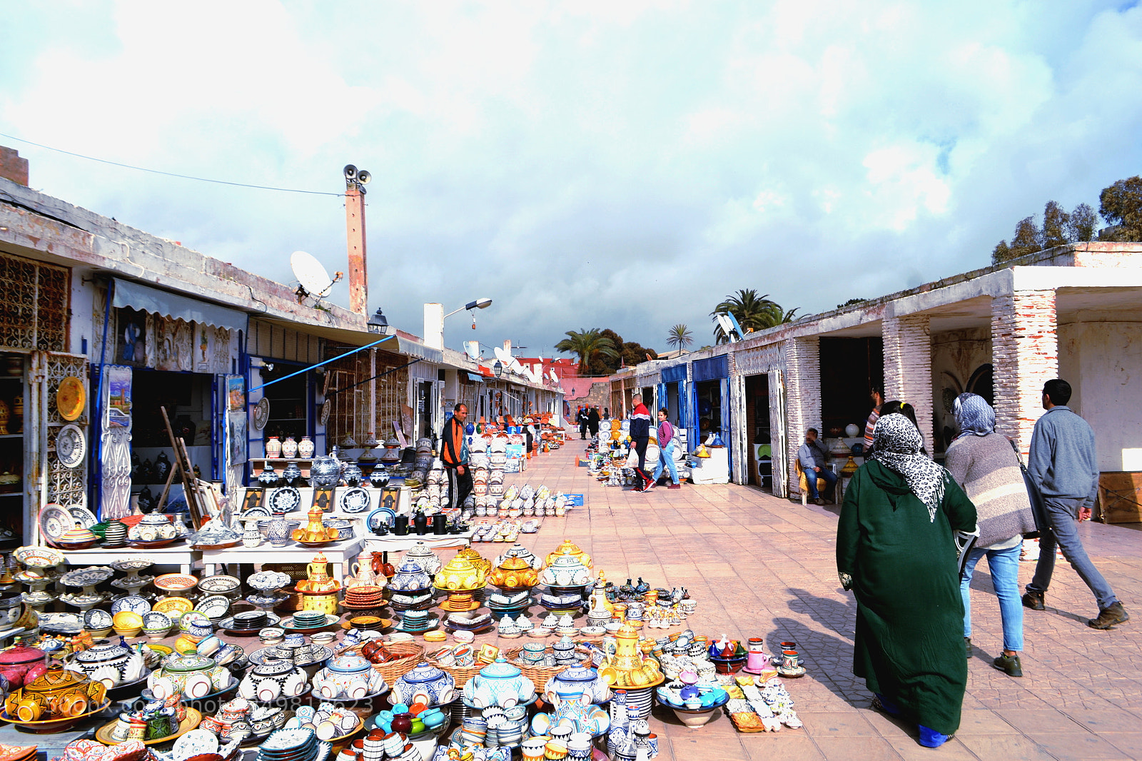 Nikon D3100 sample photo. Pottery street photography