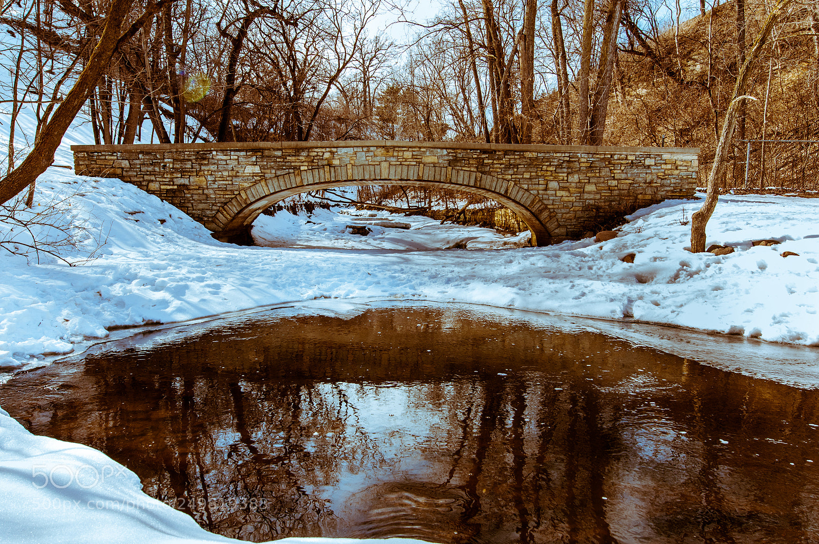 Nikon D300S sample photo. Stone bridge throw the photography