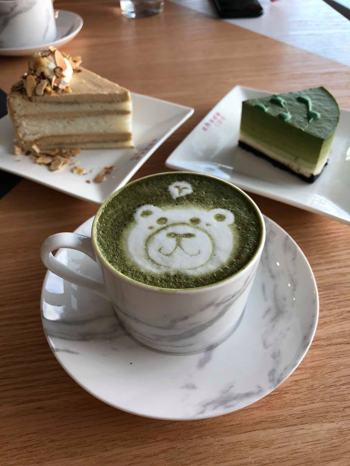 green tea latte art tumblr