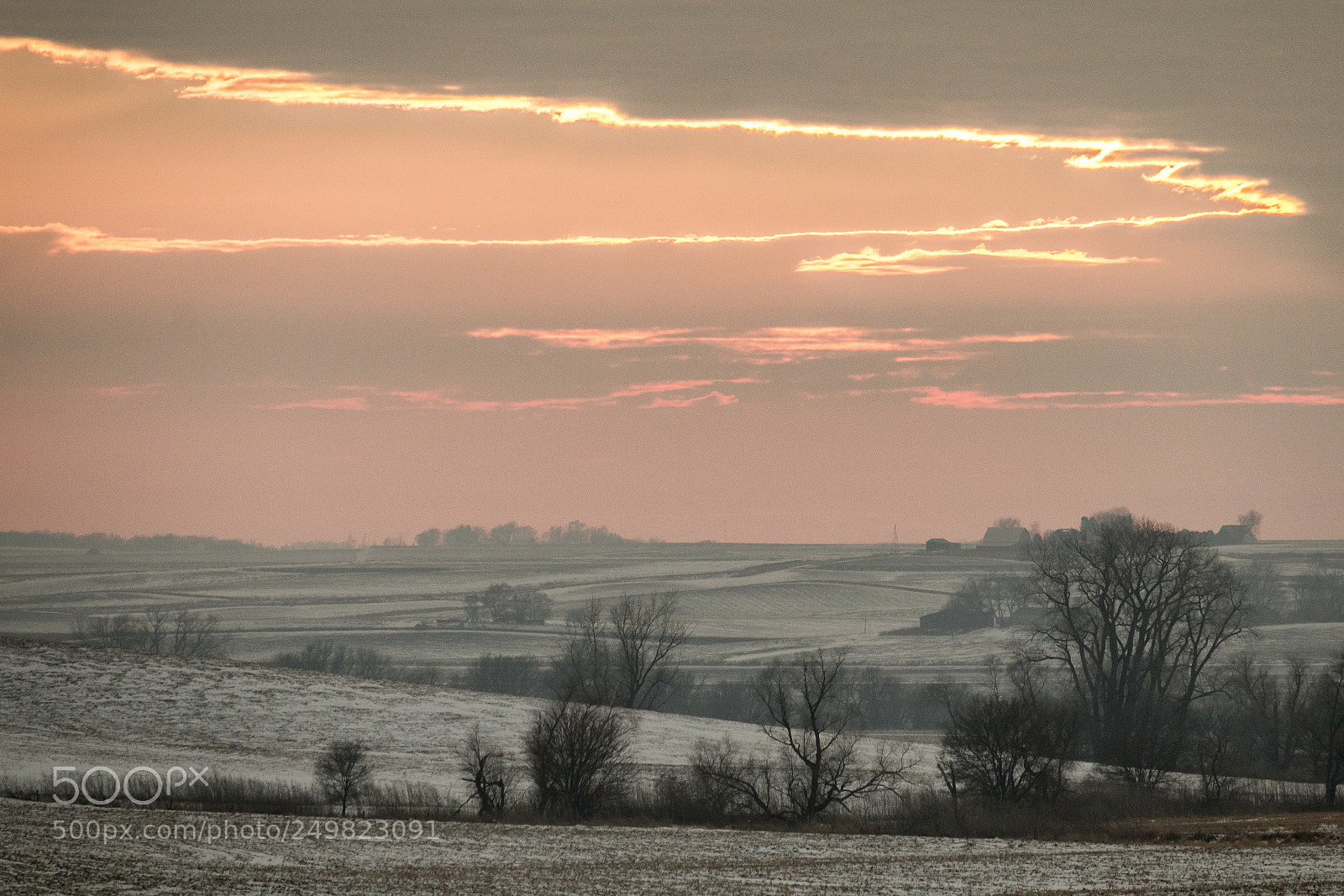 Canon EOS 70D sample photo. "winter farmland" photography