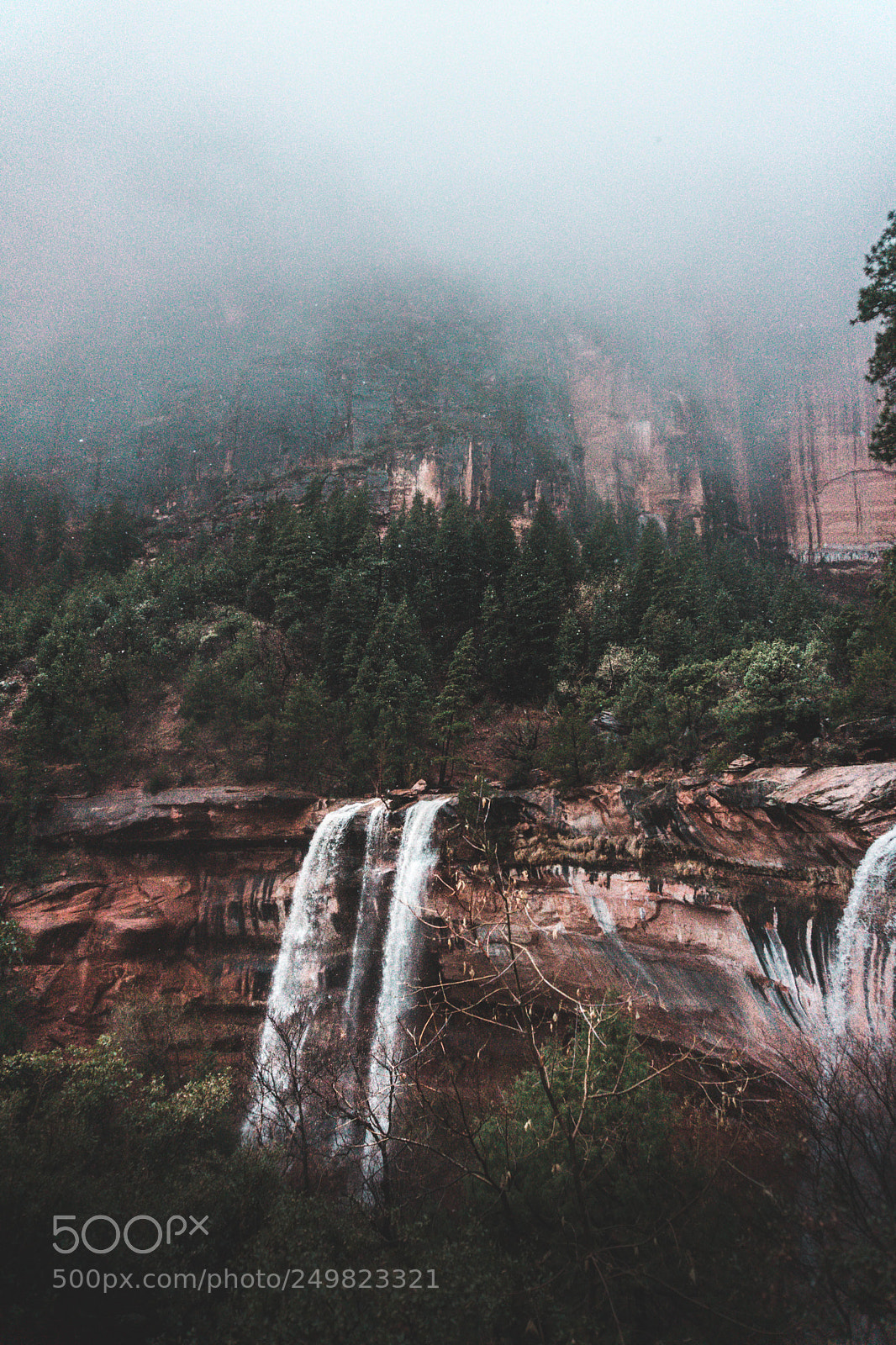 Sony a6000 sample photo. Zion emerald falls photography