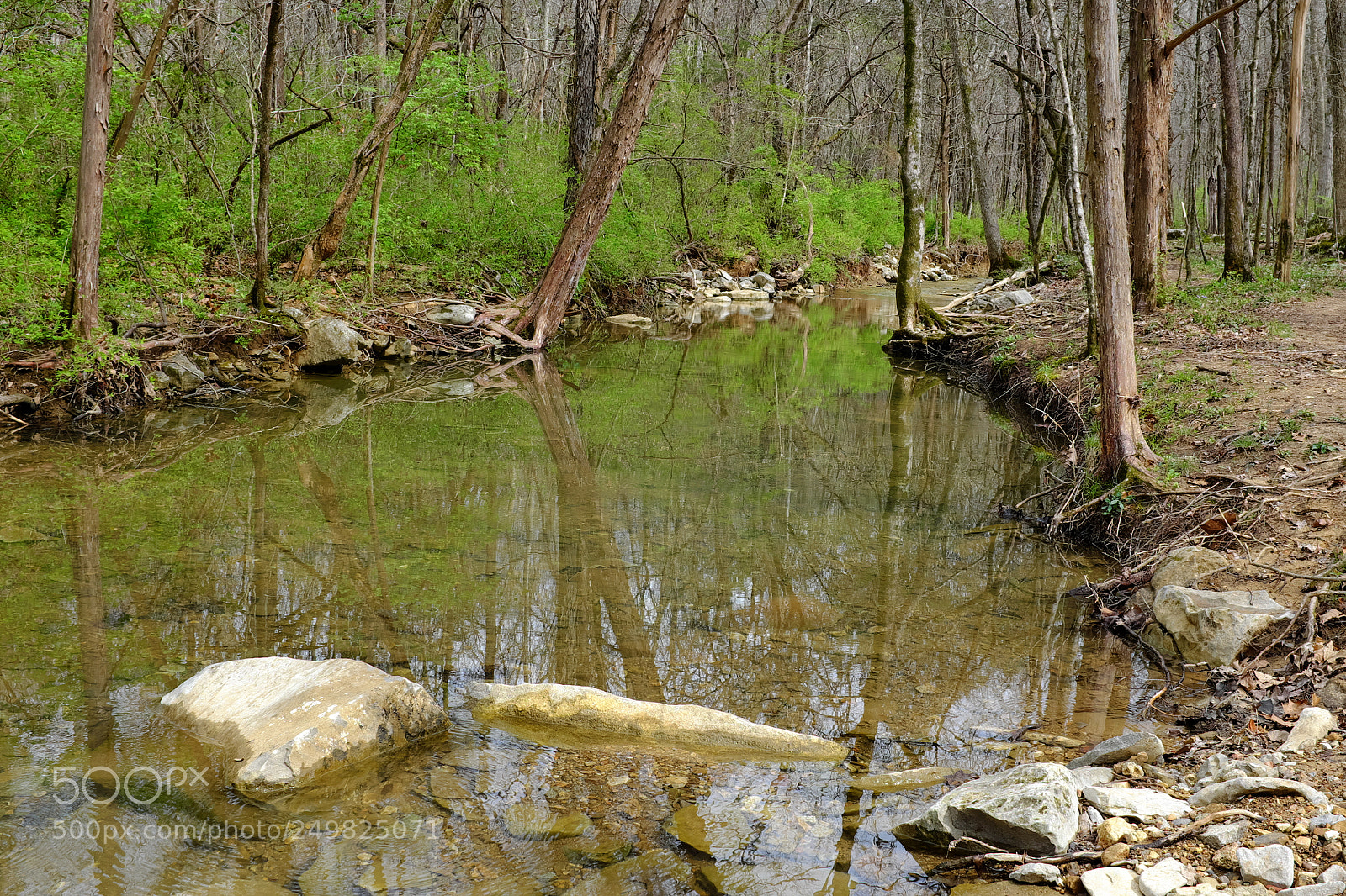 Fujifilm X100S sample photo. Creek reflection photography