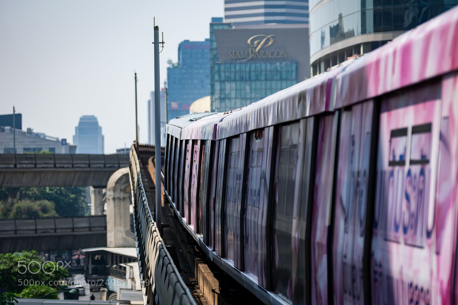 Nikon D5300 sample photo. The sky train photography