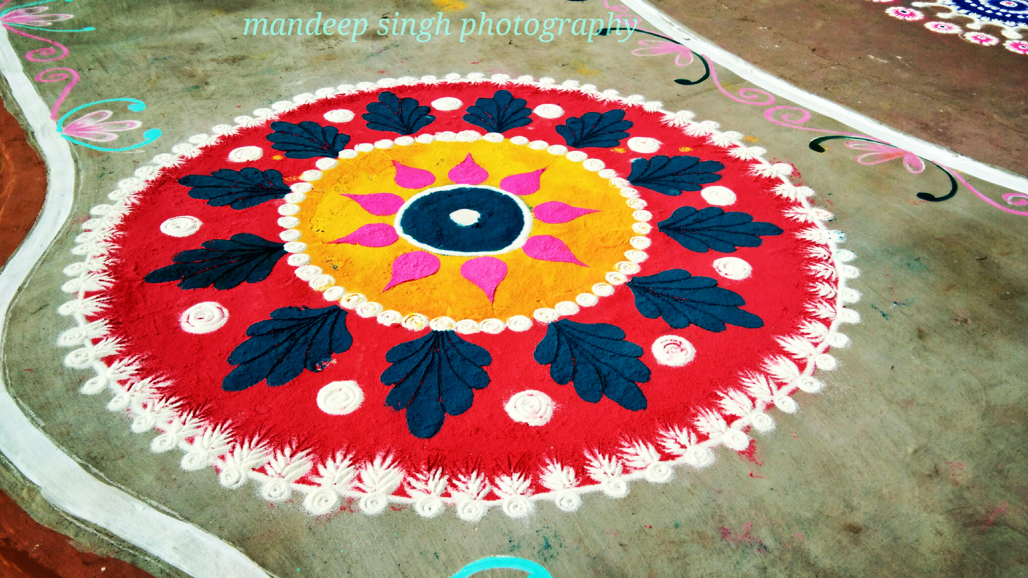 vivo Y55s sample photo. Rangoli :-a design on the earth. photography