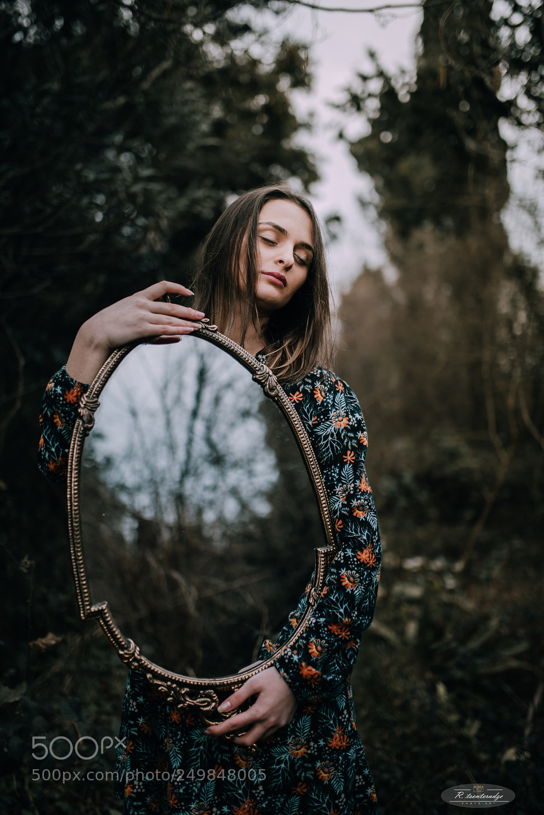 Nikon D800 sample photo. In the mirror photography