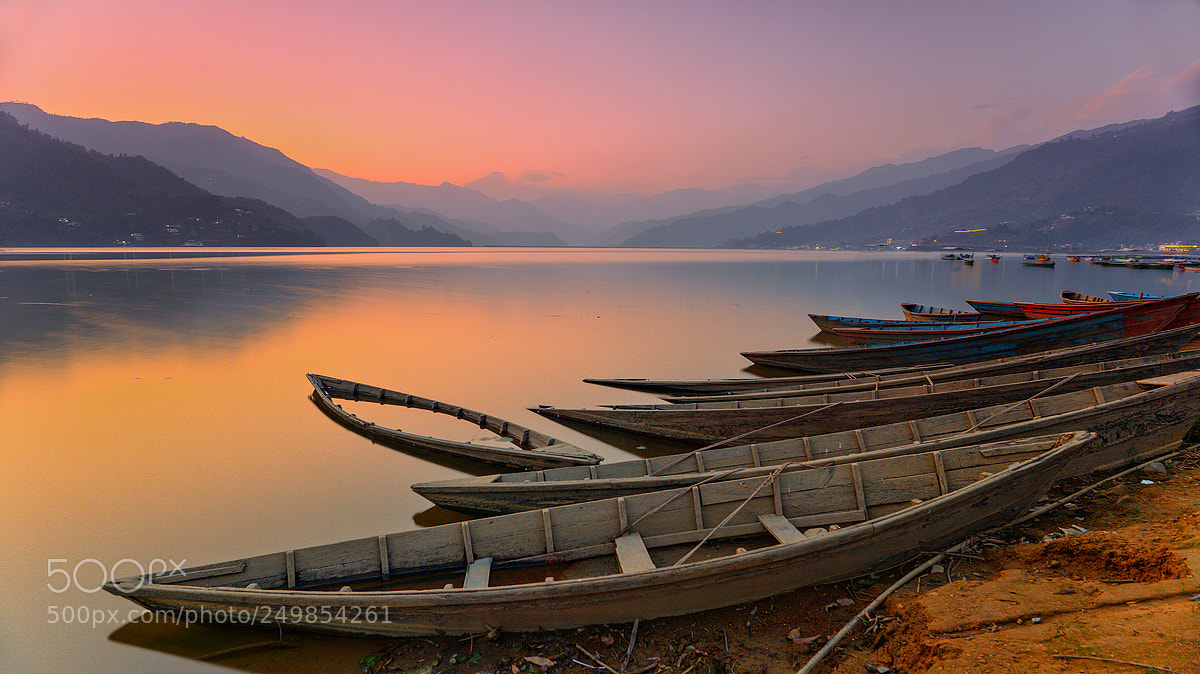 Nikon D800 sample photo. Phewa lake nepal photography