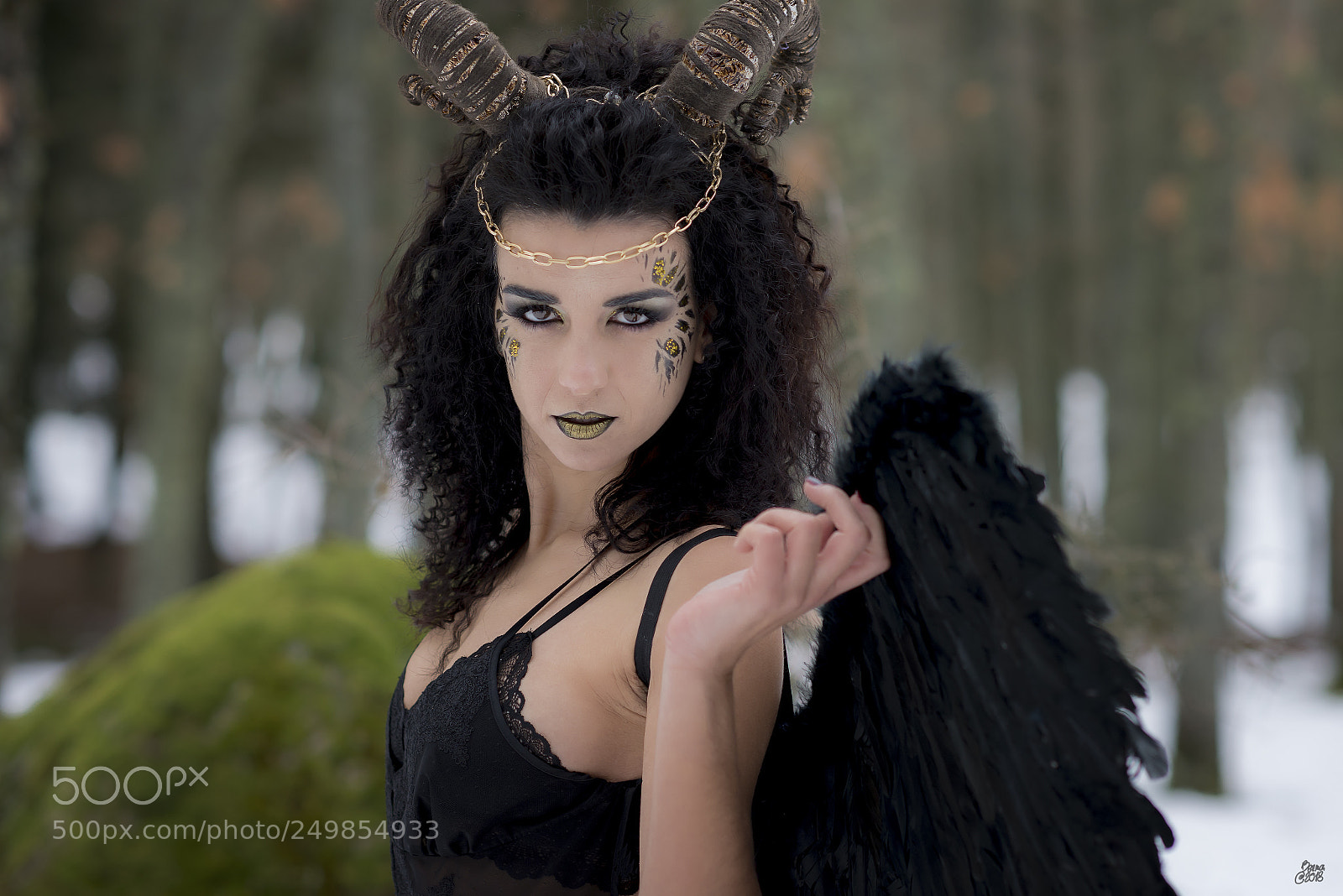 Nikon D610 sample photo. Black angel photography