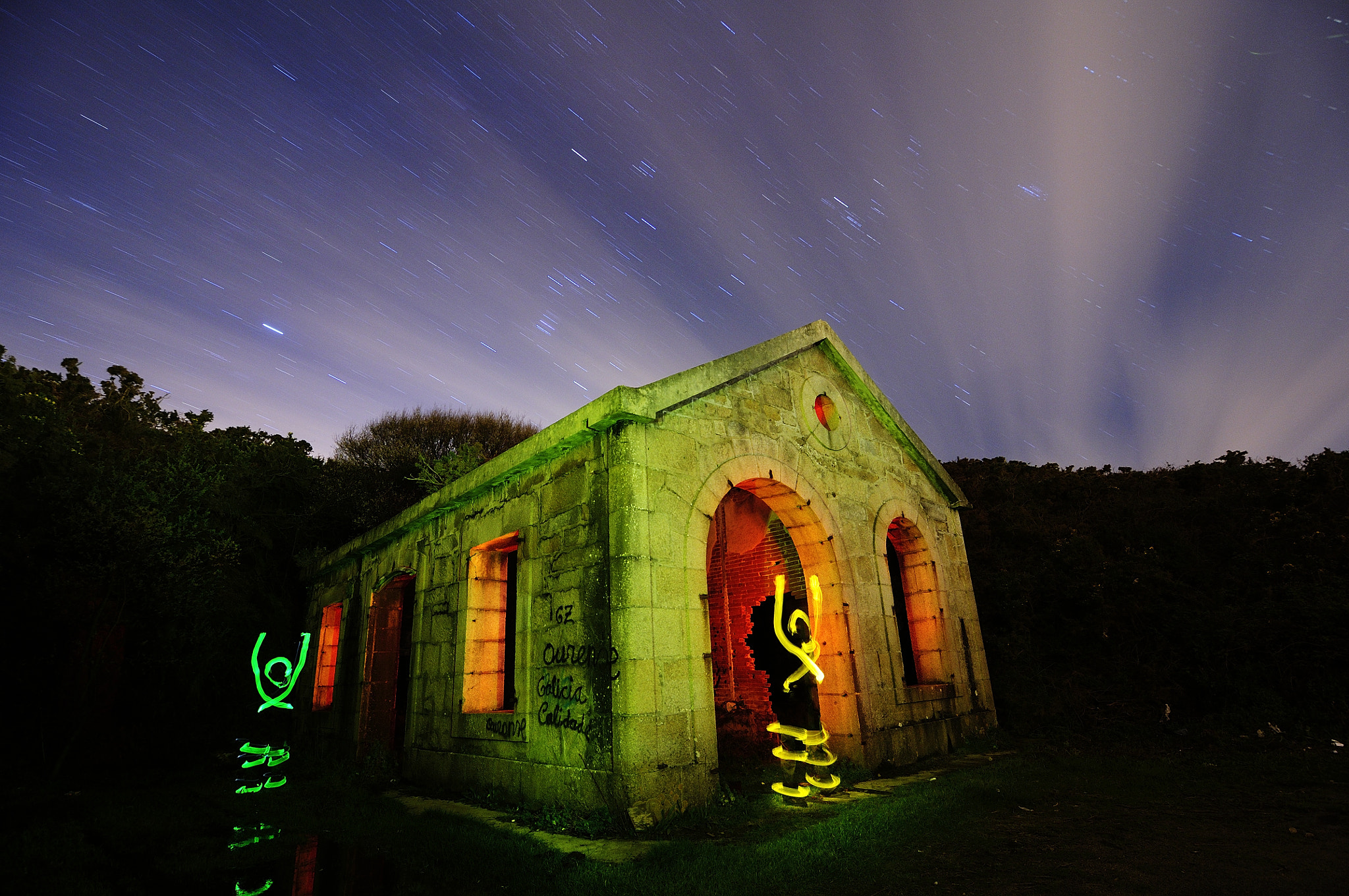 Nikon D300S sample photo. Night entities photography