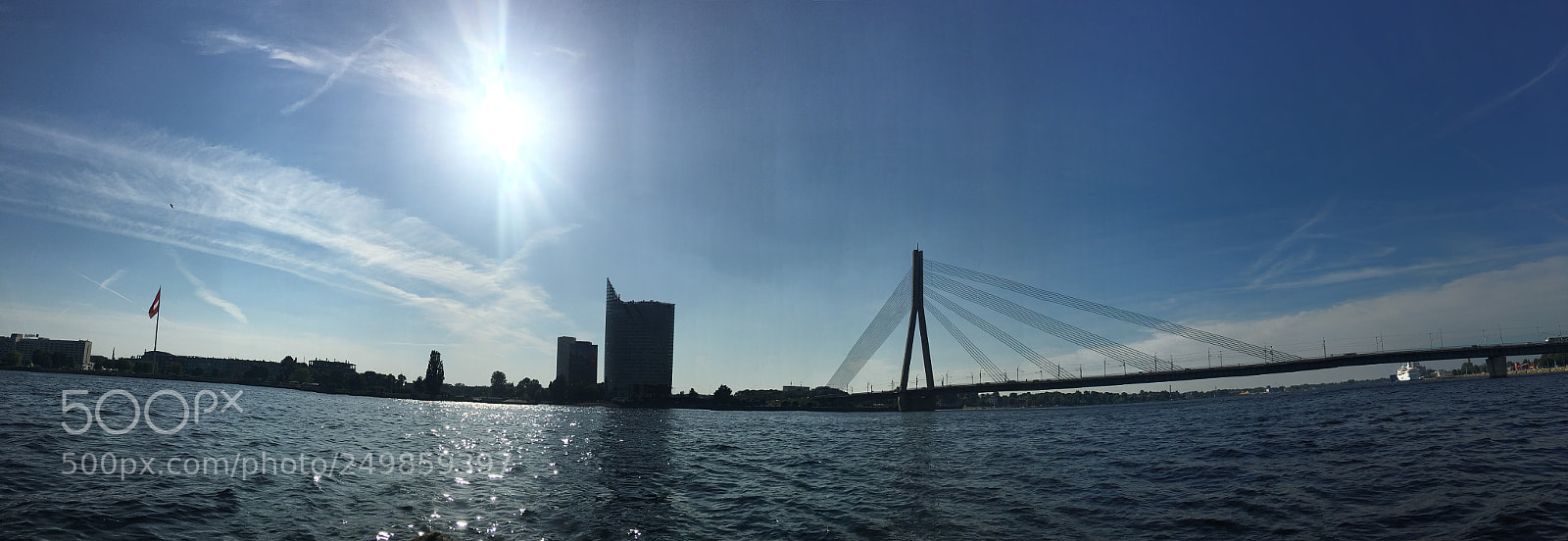 Apple iPhone 6s Plus sample photo. Вантовый мост photography